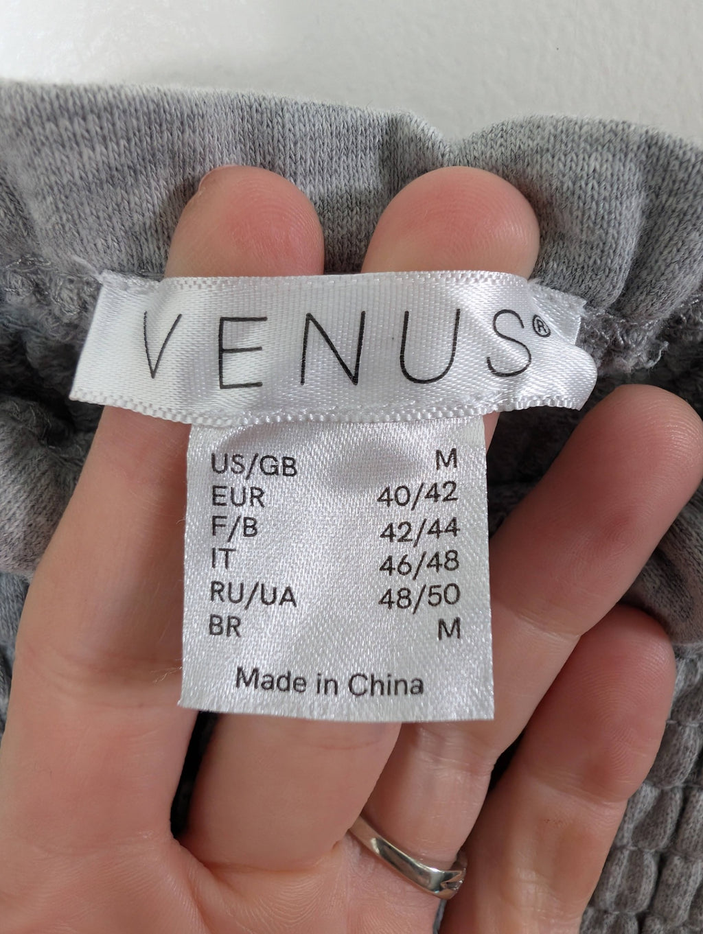 Venus grey jumpsuit- M