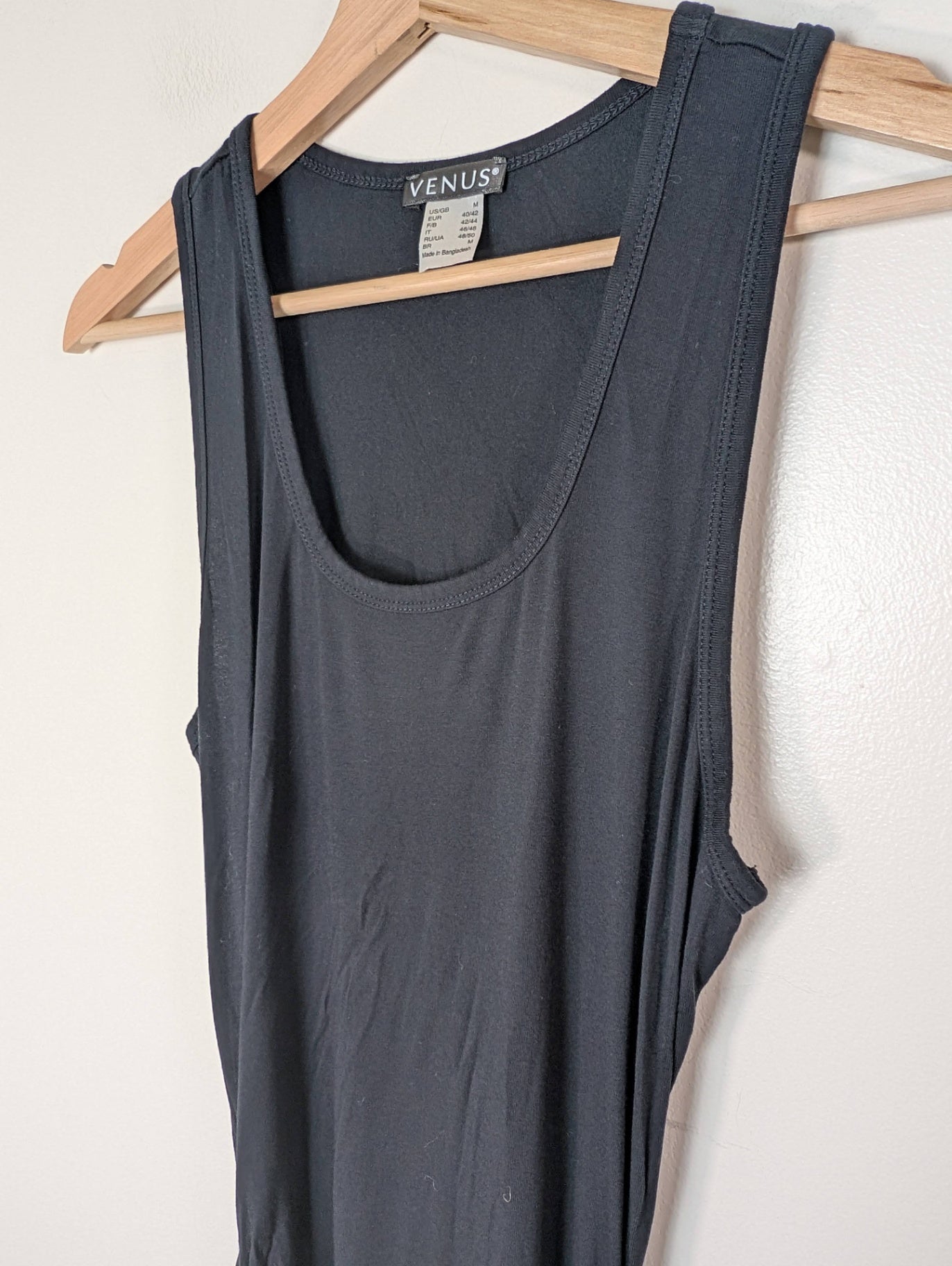 Venus black maxi dress - M