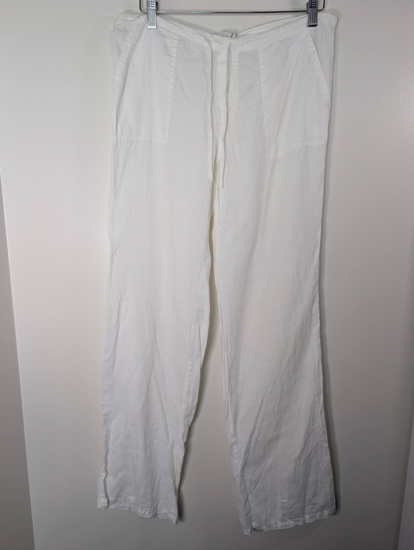 London Jean white linen pants - S