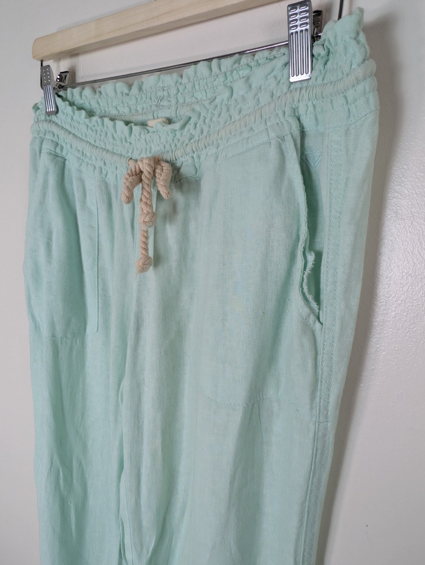 Roxy linen blend pants - L