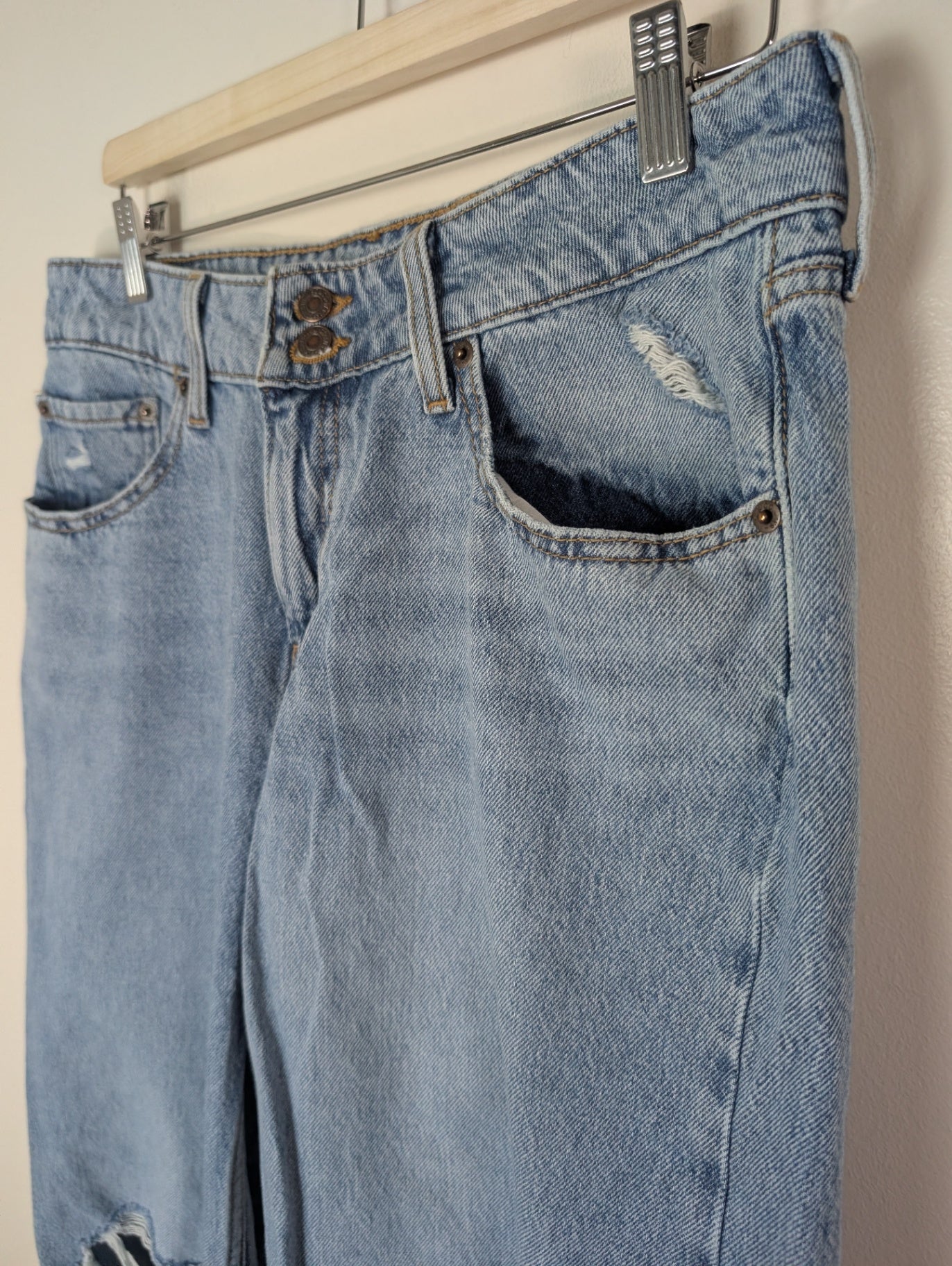 Levi's superlow wide leg distressed - 31