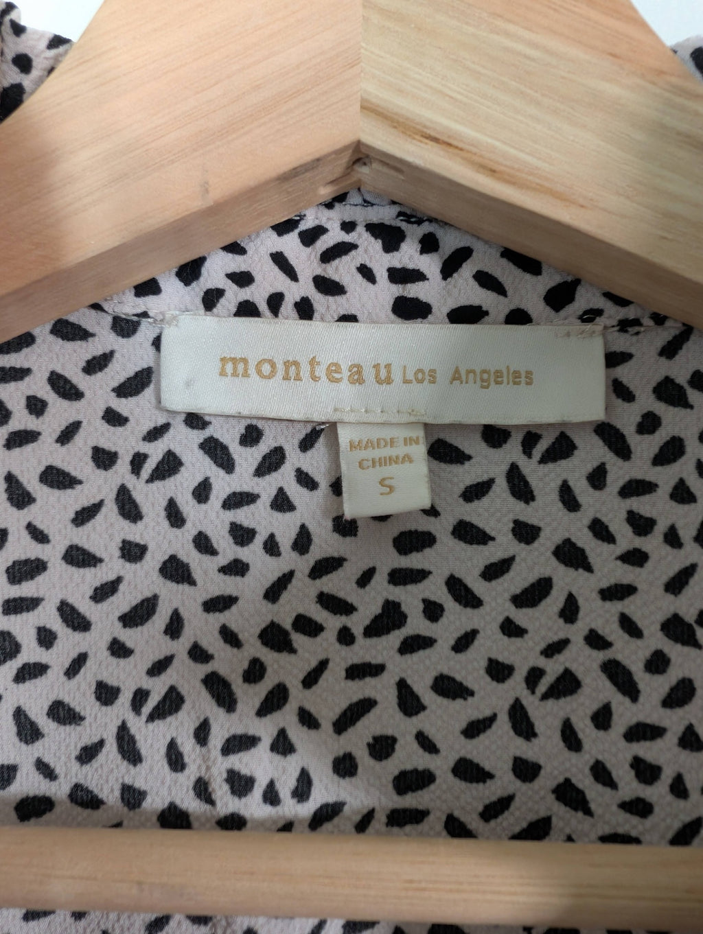 Monteau faux wrap blouse - S