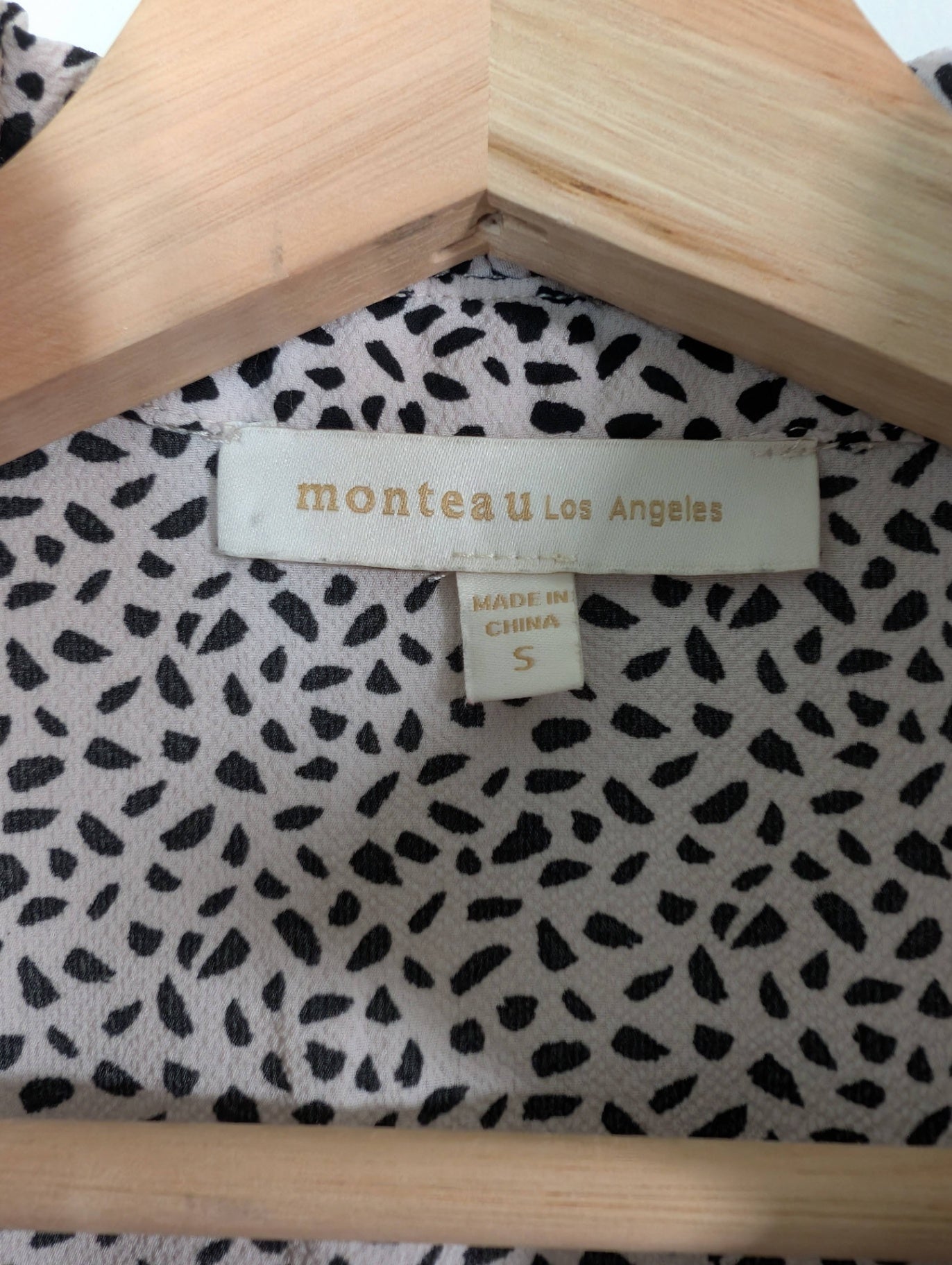 Monteau faux wrap blouse - S