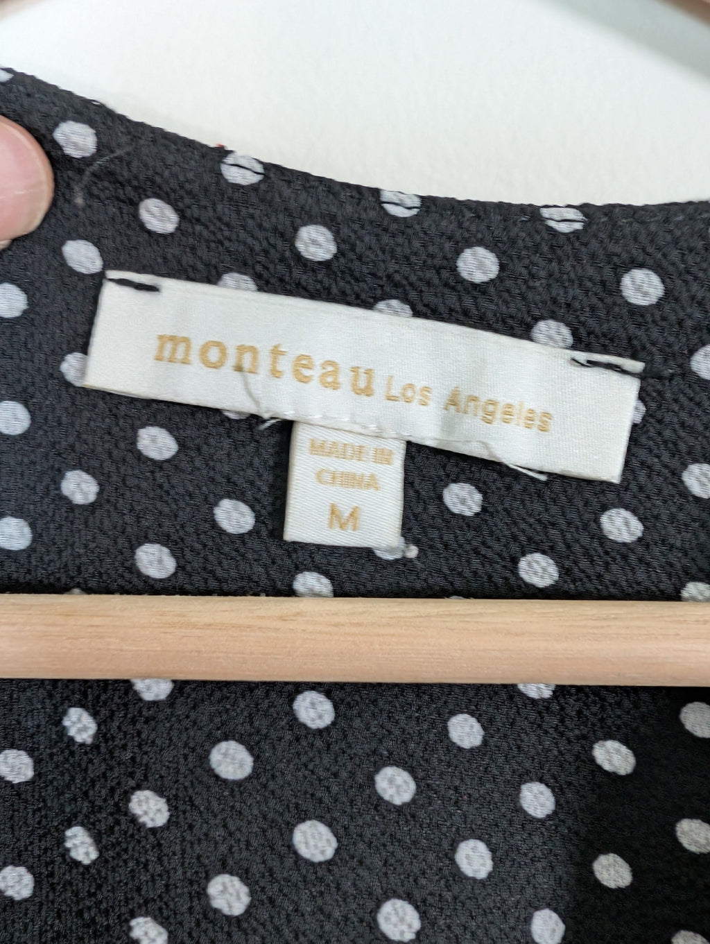Monteau polka-dot blouse - M