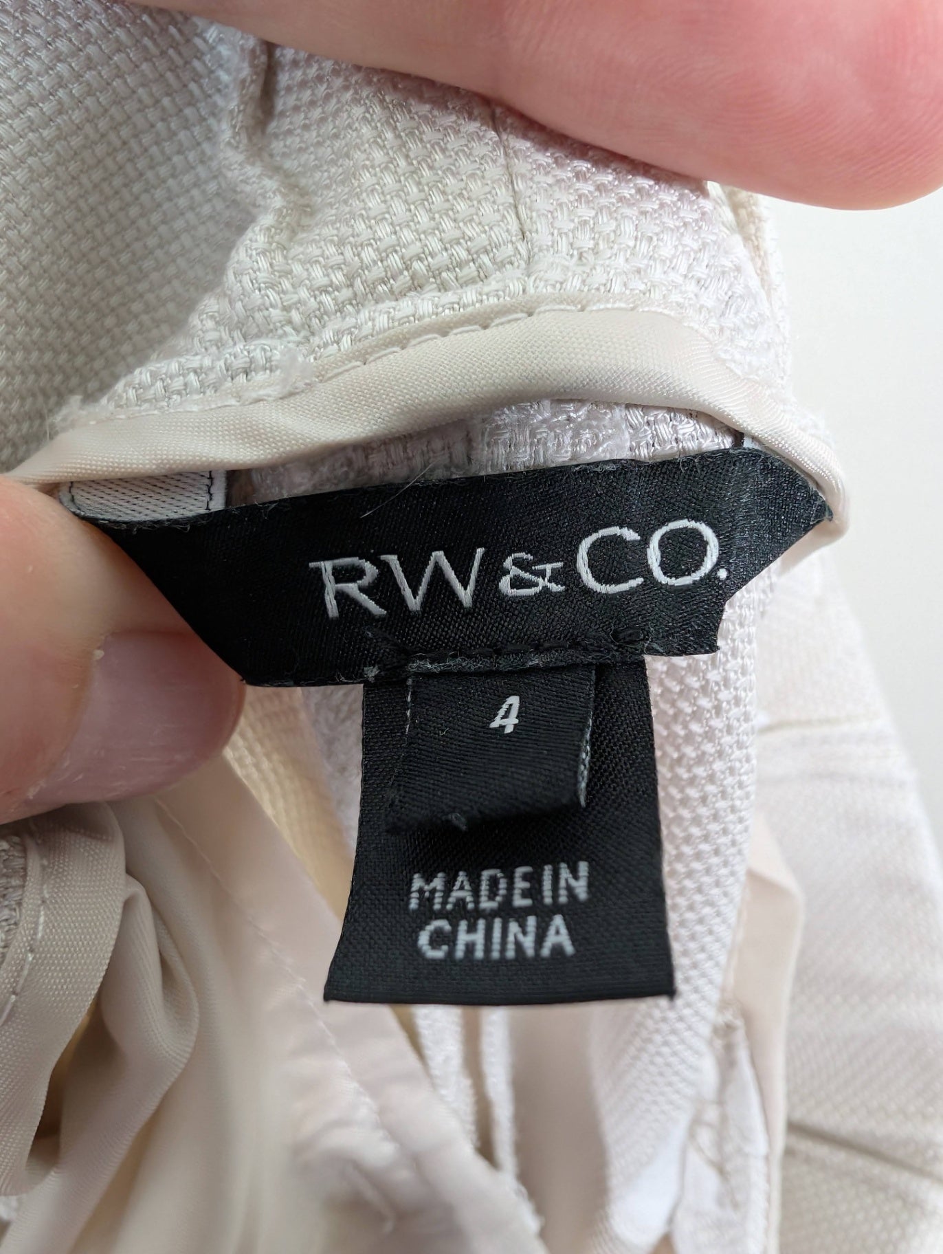 RW&Co. tie waist trouser - 4