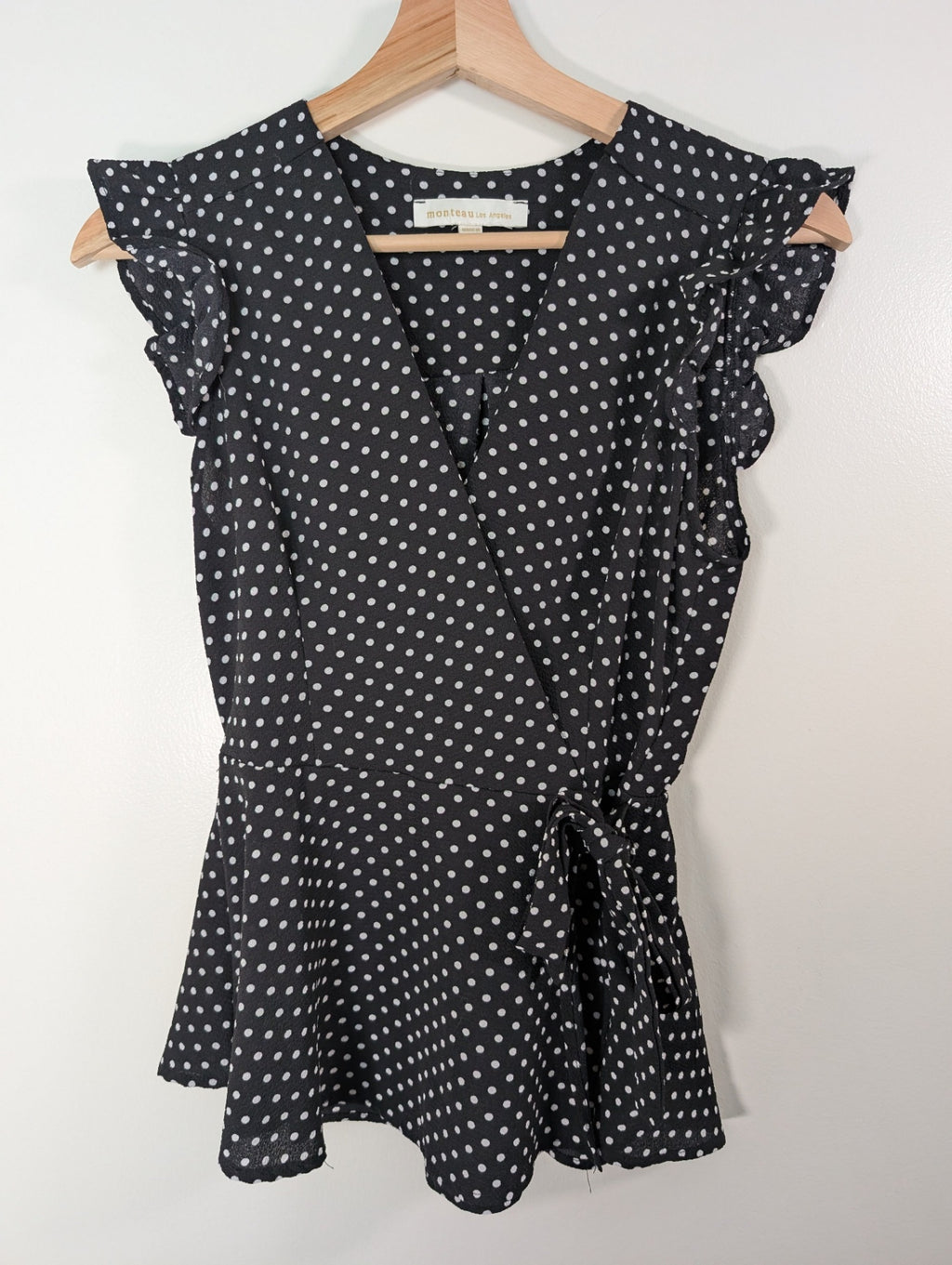 Monteau polka-dot blouse - M