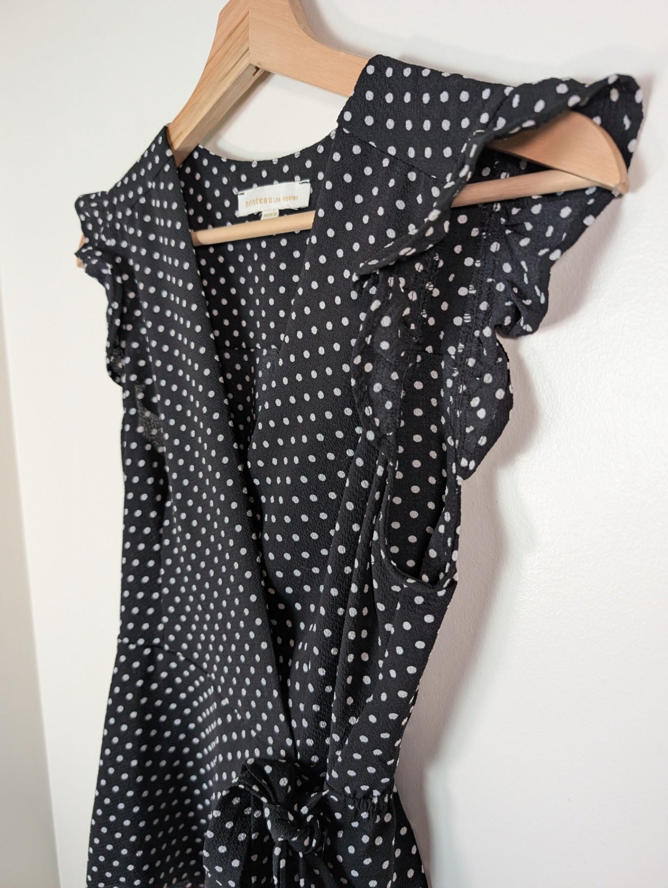 Monteau polka-dot blouse - M