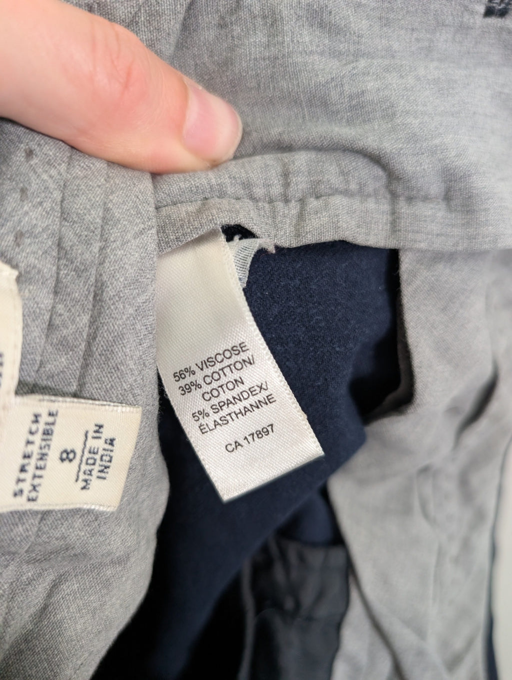 Banana Republic sloan fit navy pants - 8