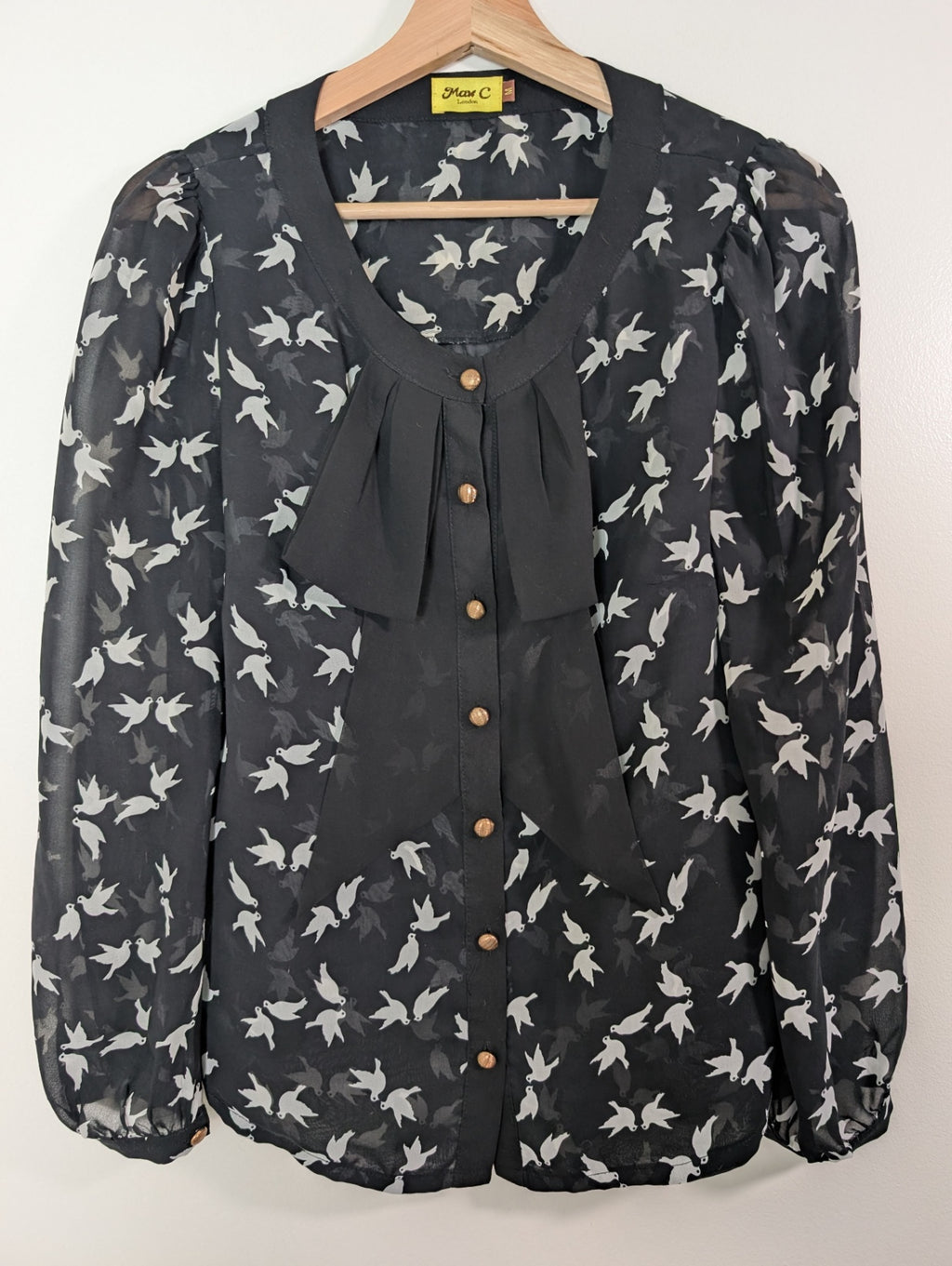 Max C bird blouse - M