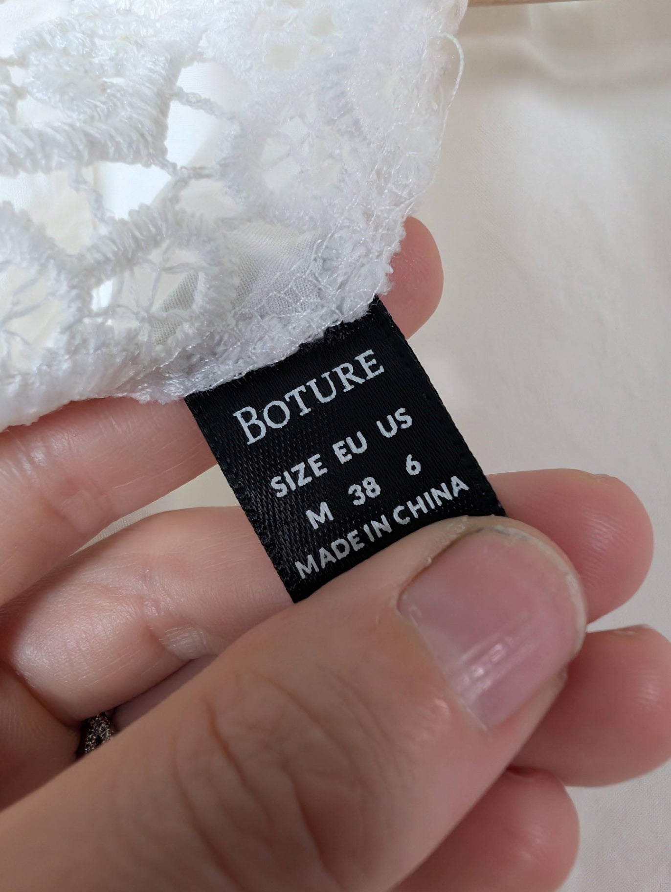 Boture white blouse - M