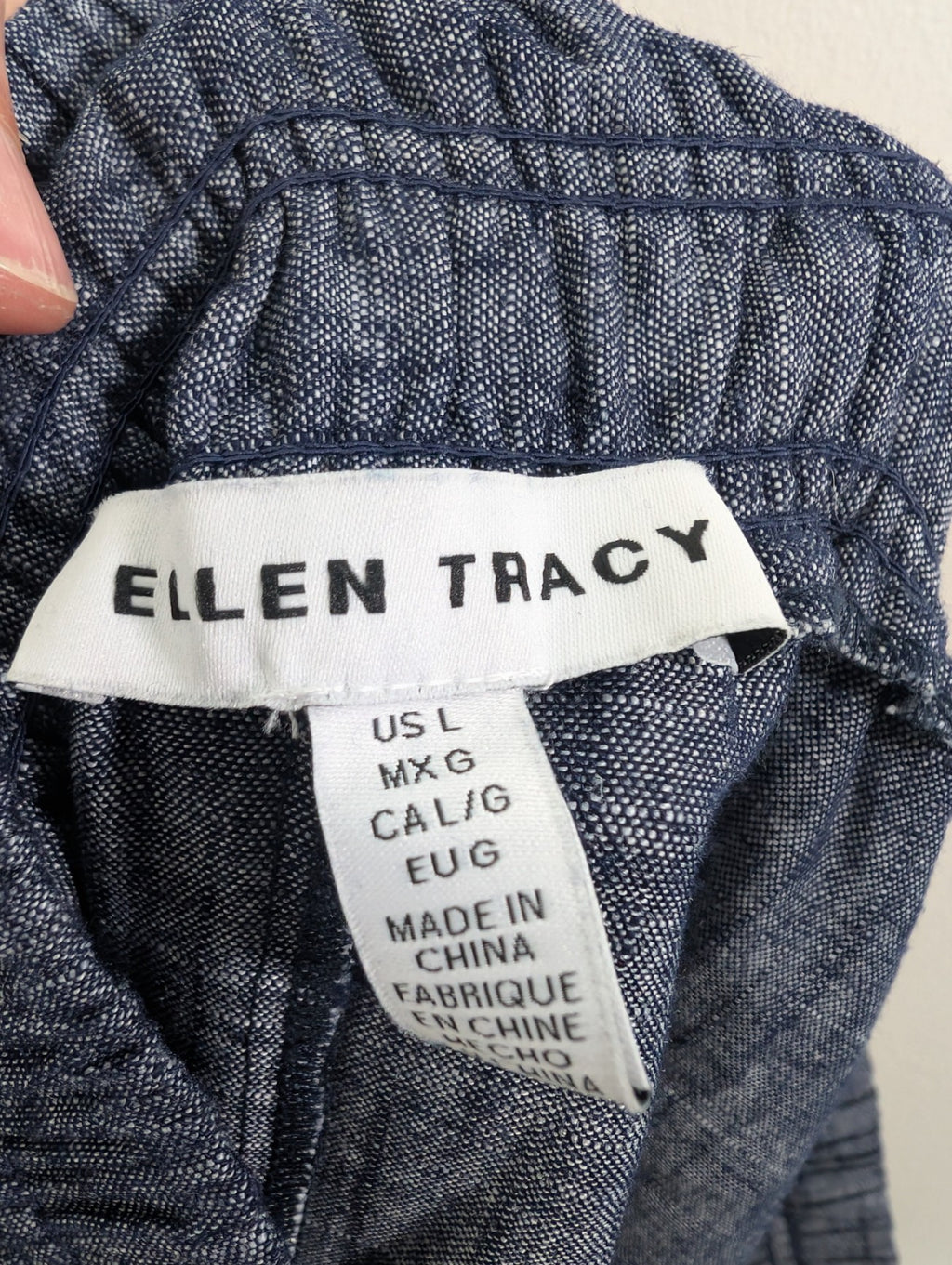 Ellen Tracy blue skirt - L