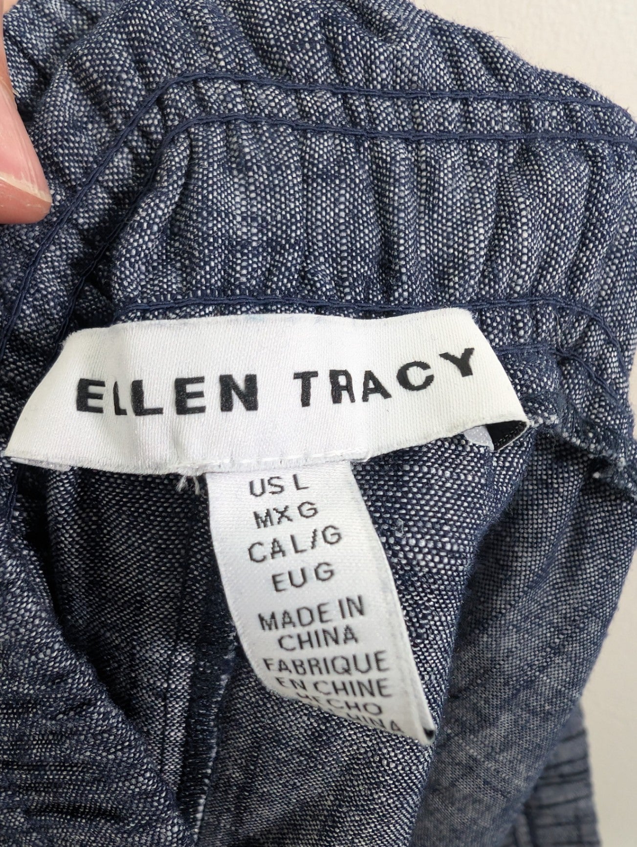 Ellen Tracy blue skirt - L