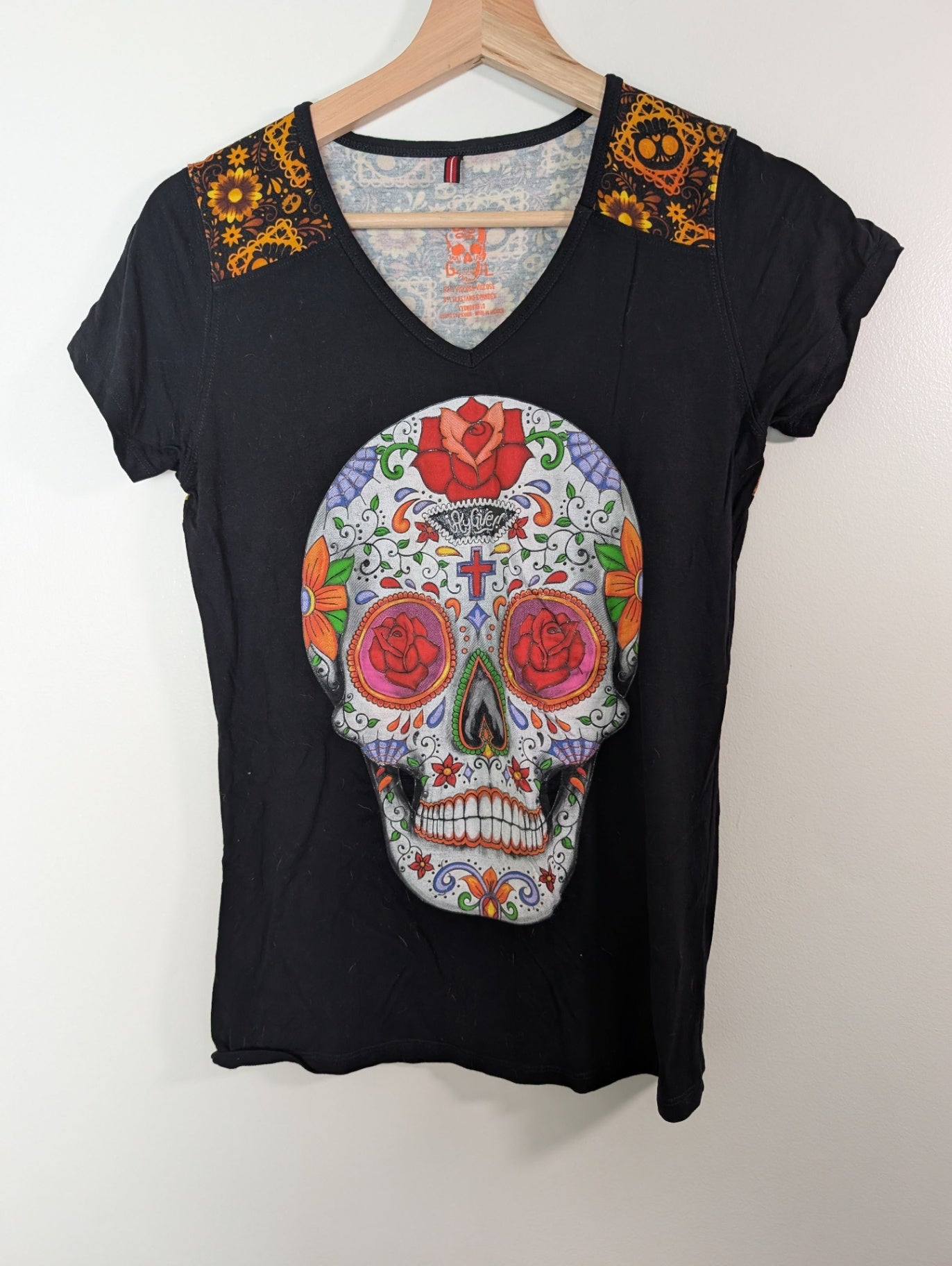 ¡AY GÜEY! skull t-shirt - Appears S
