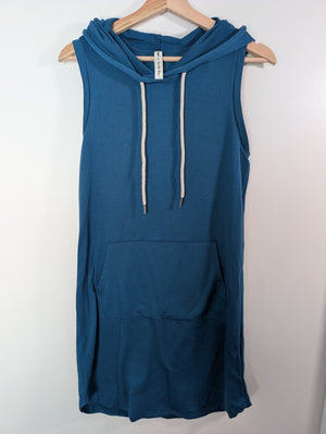 Vintage Bay sleeveless hoodie dress - S