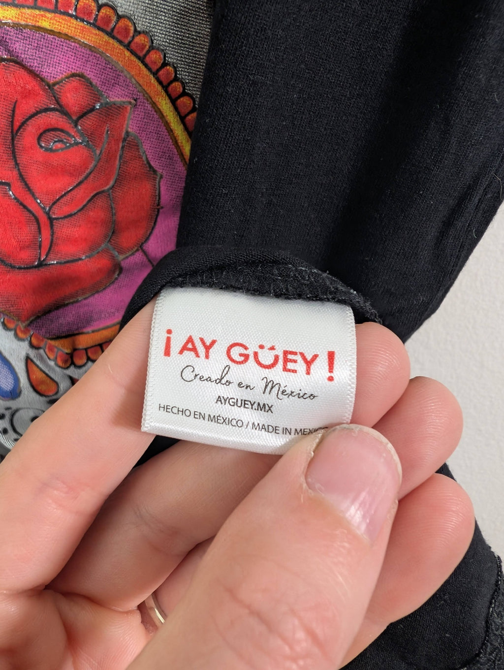 ¡AY GÜEY! skull t-shirt - Appears S