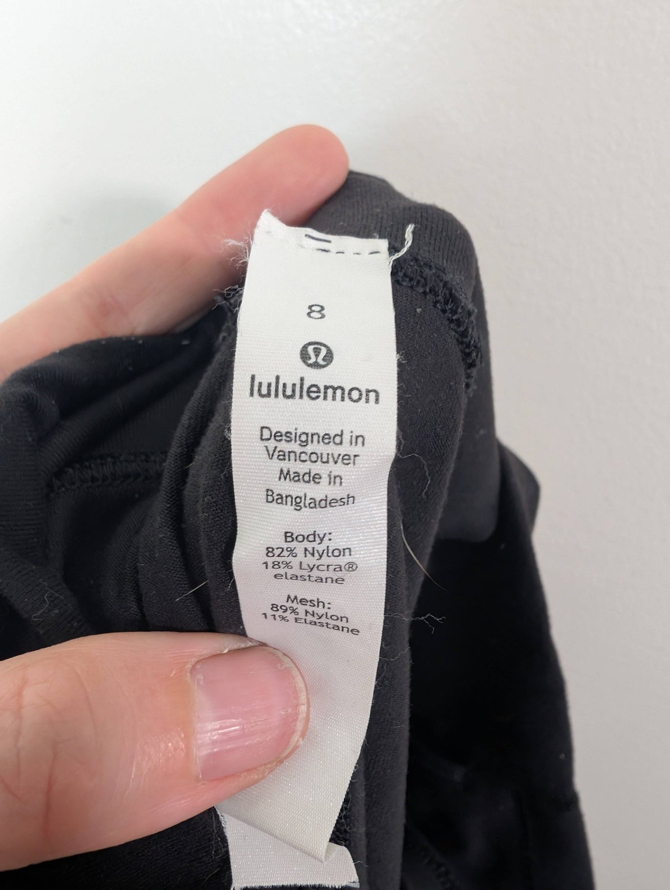 Lululemon black leggings - 8