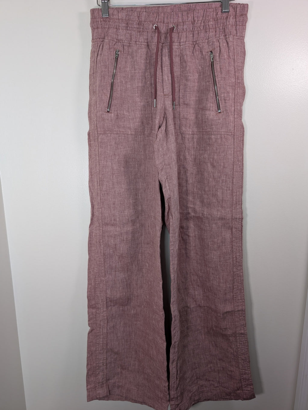 Athleta 100% linen wide leg pant - 4