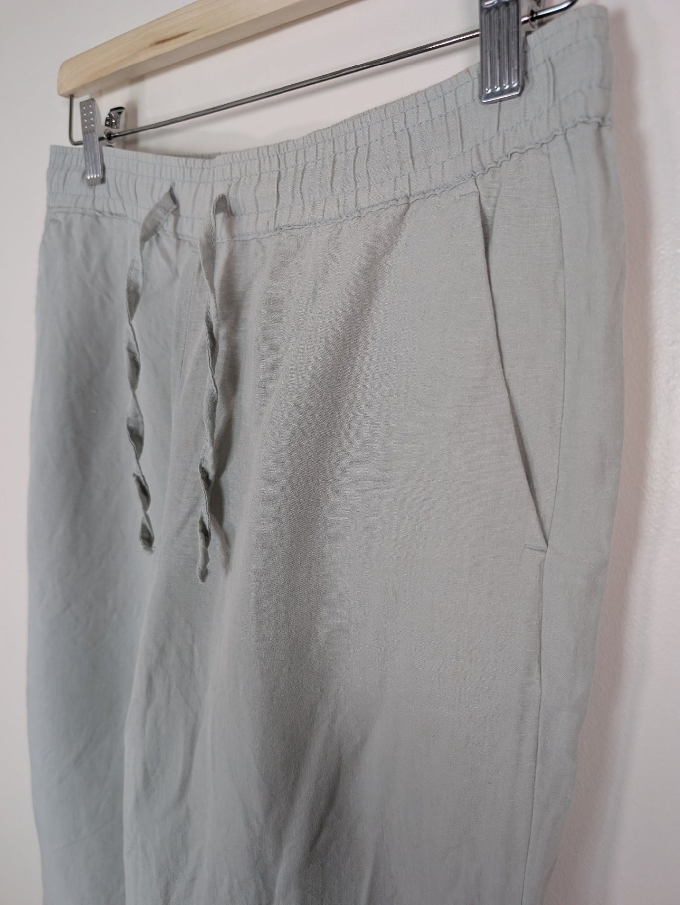 Mavi light sage wide leg pant - S