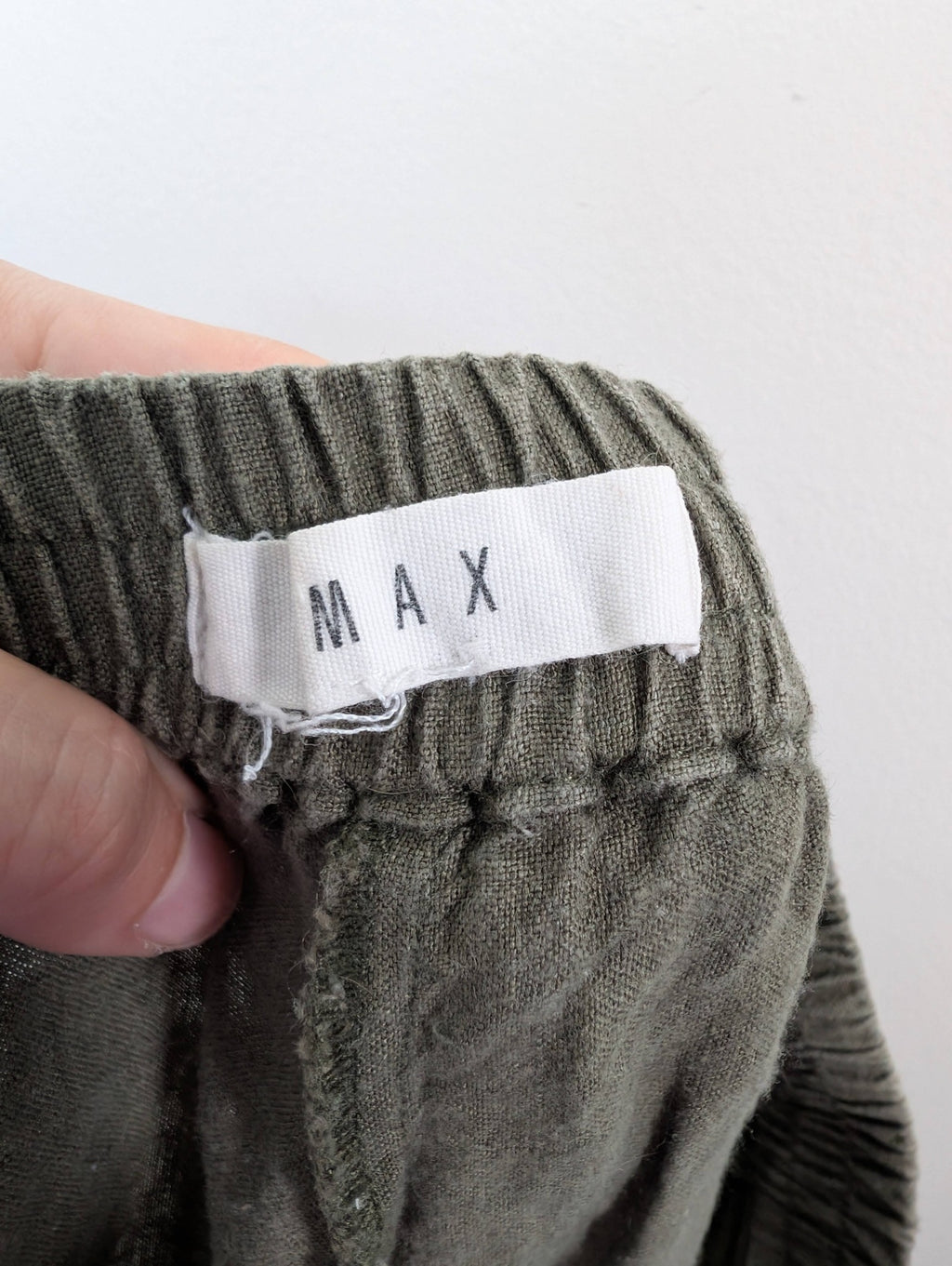Max 100% linen pants - Appears S