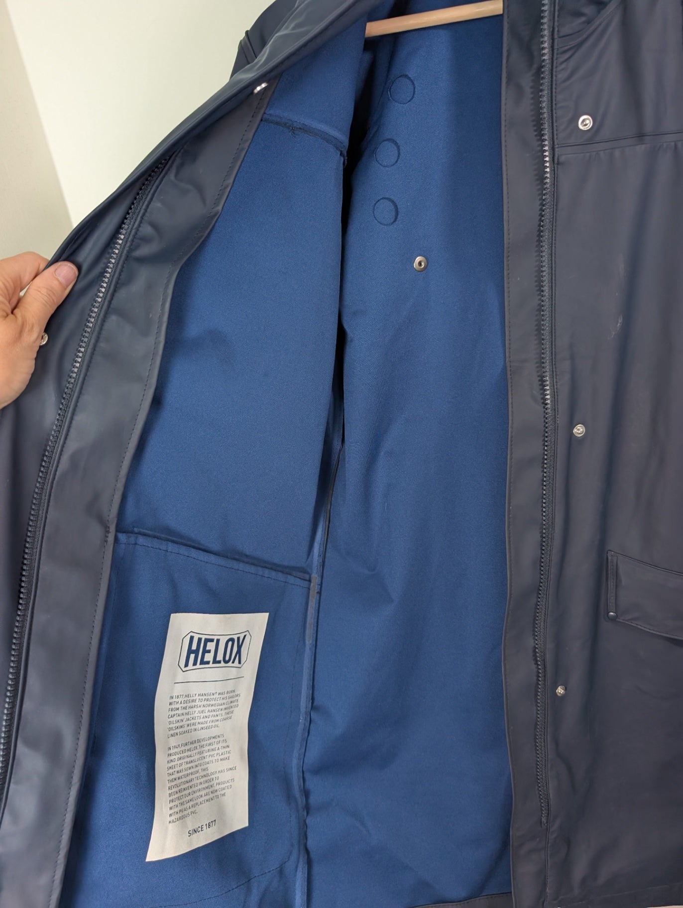Helly Hansen moss helox waterproof jacket - XS