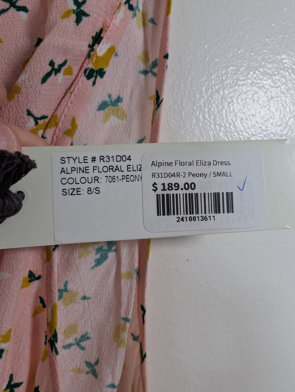 NWT Rollas pink dress - S