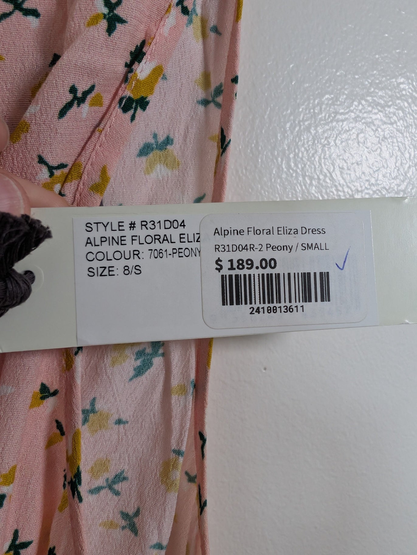 NWT Rollas pink dress - S