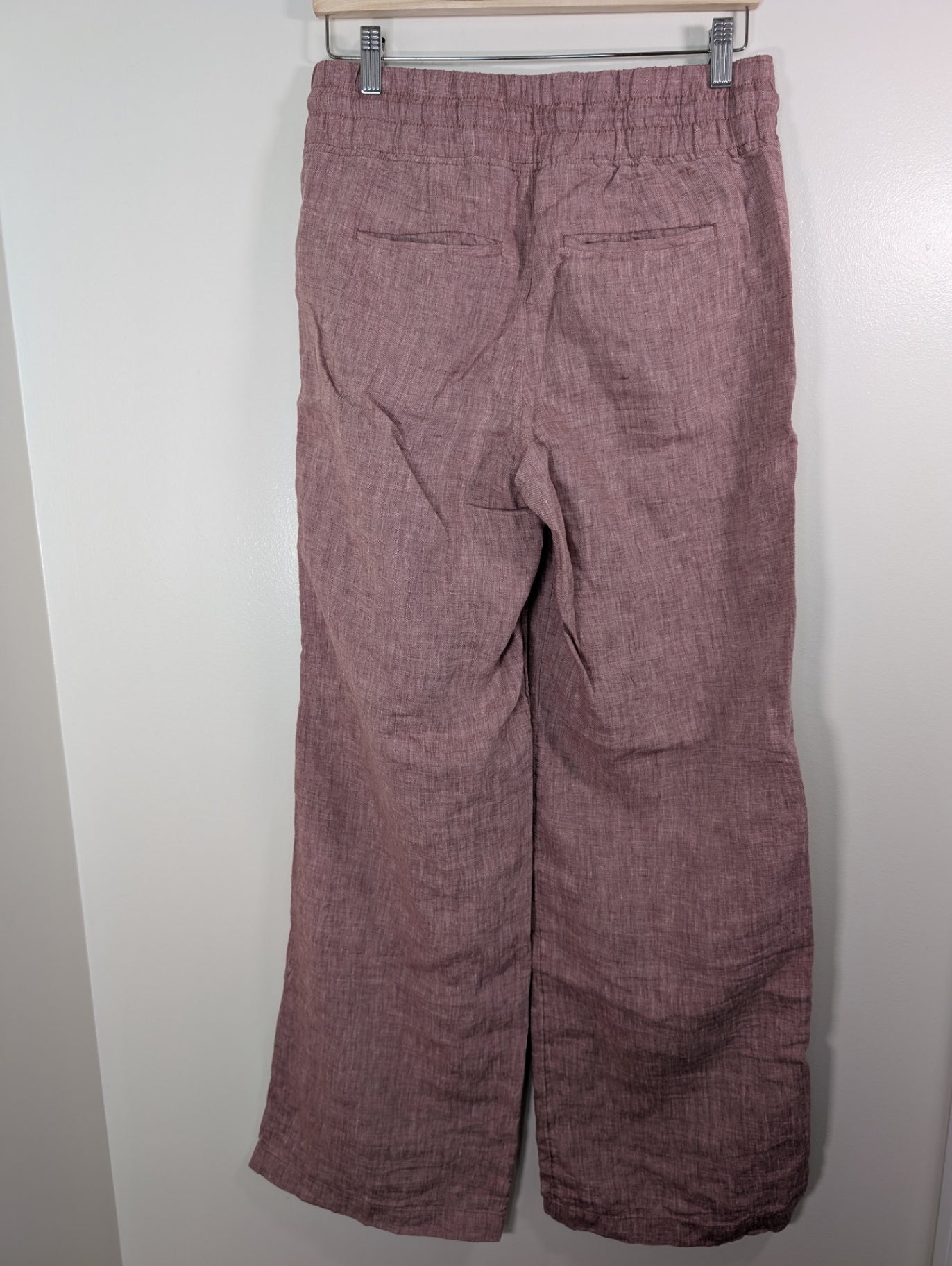 Athleta 100% linen wide leg pant - 4