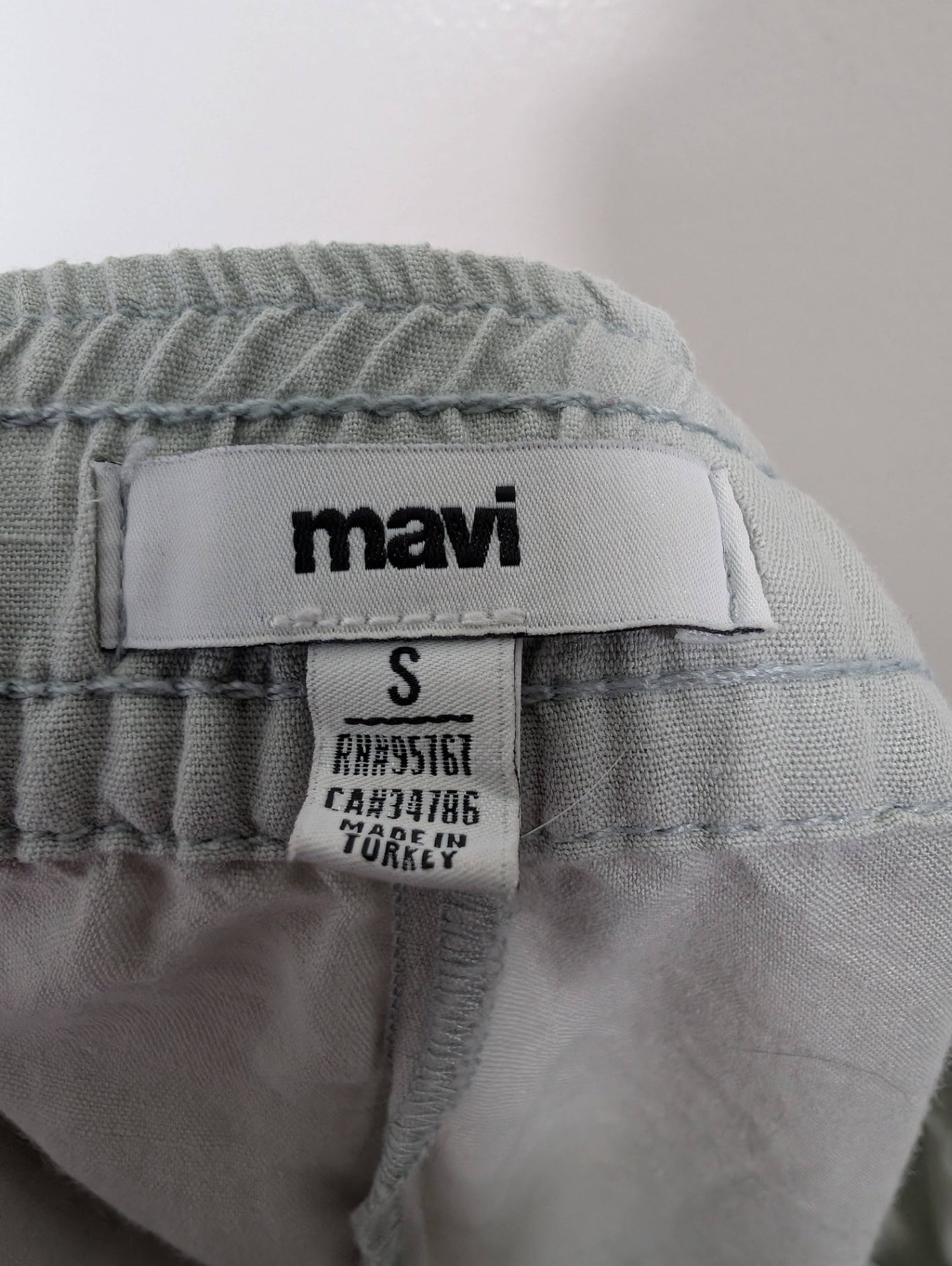Mavi light sage wide leg pant - S