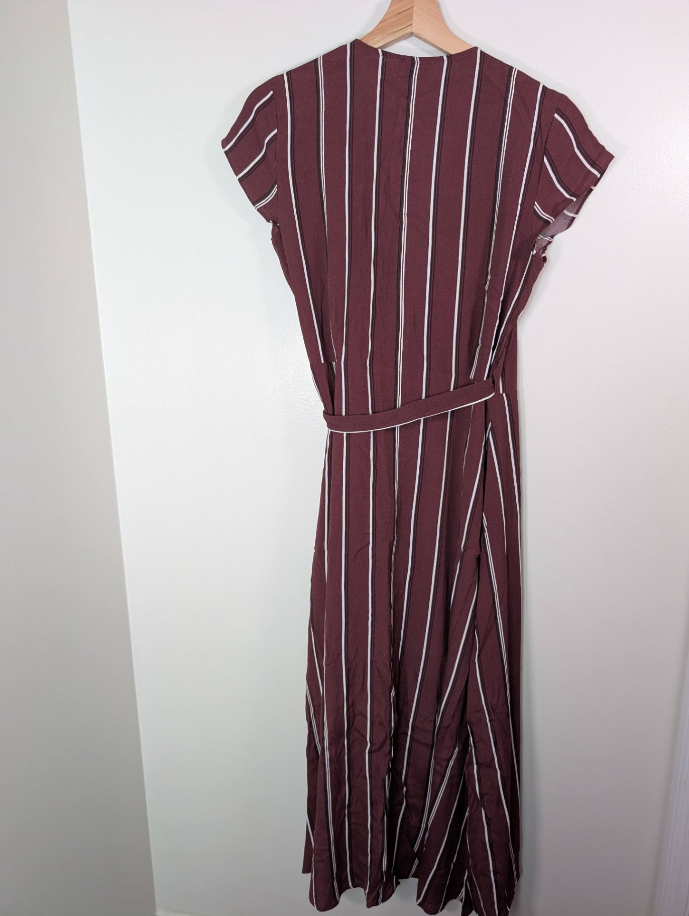 Wilfred Free striped wrap dress - M