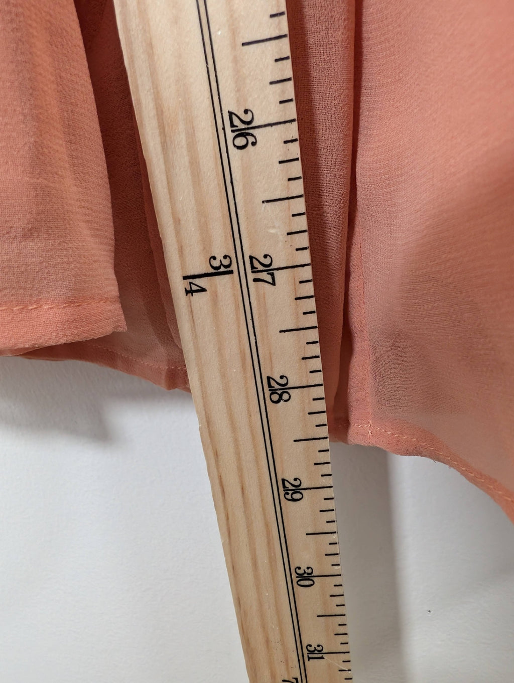 Unknown brand peach wide leg pant - M
