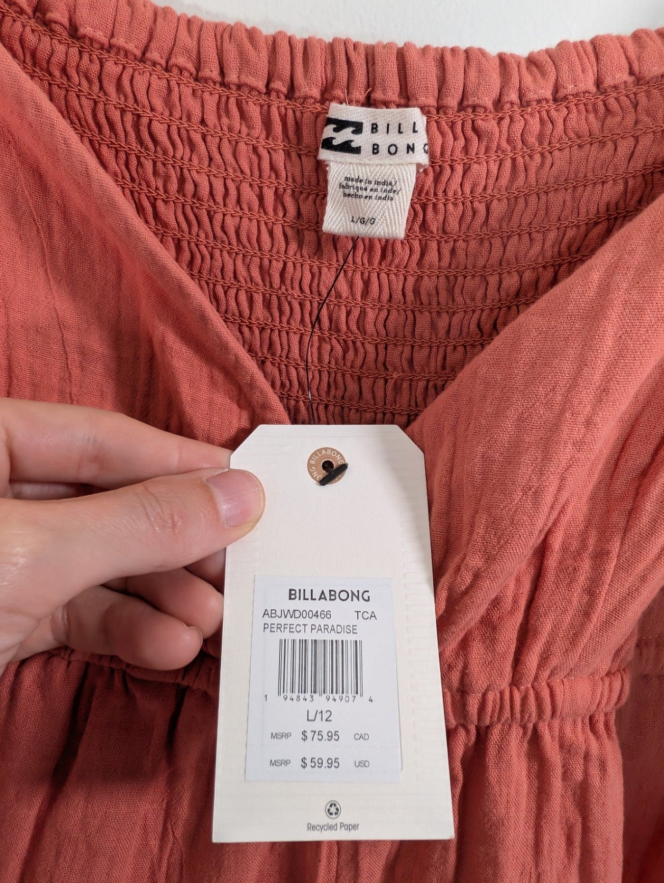 NWT Billabong dress - L