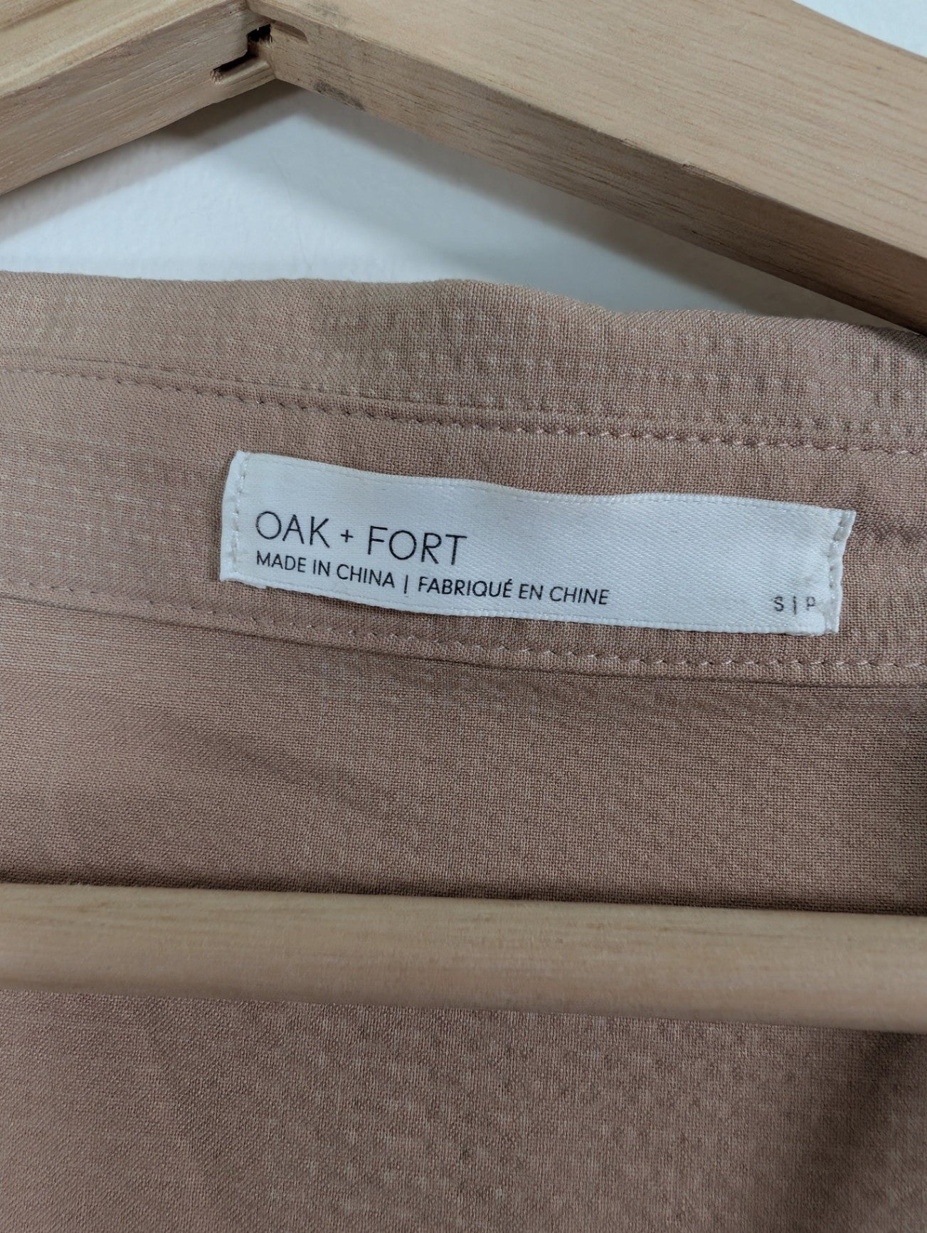 Oak + Fort button up dress - S