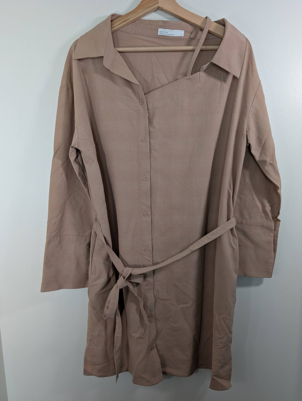 Oak + Fort button up dress - S