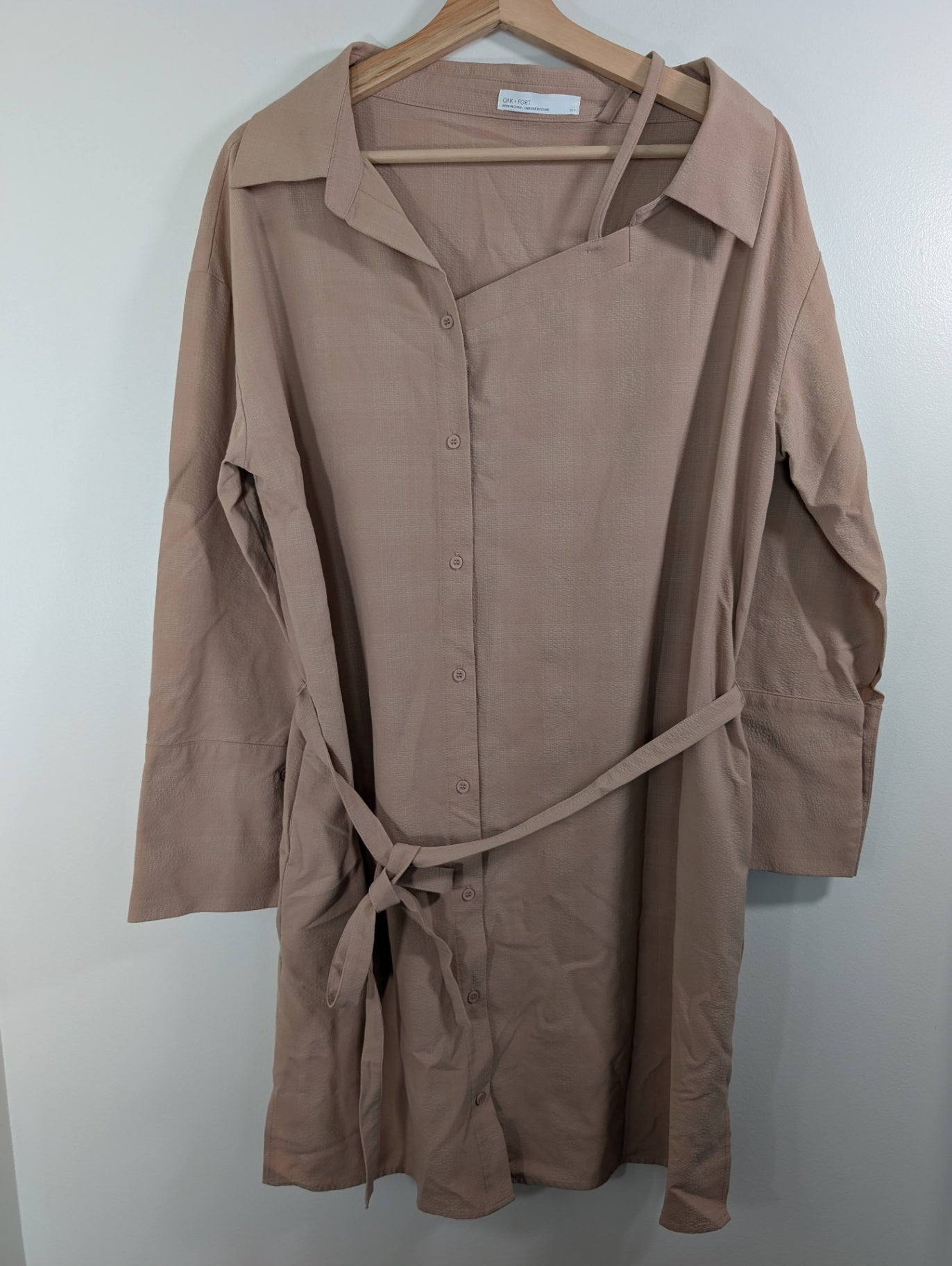 Oak + Fort button up dress - S