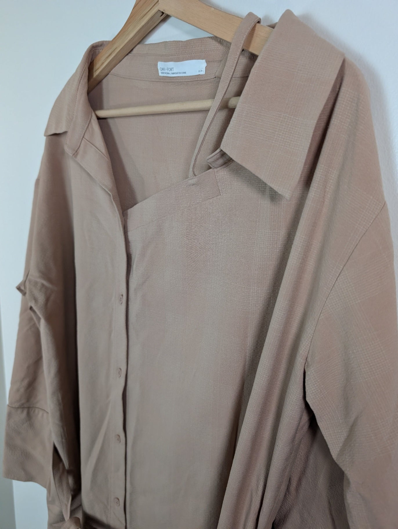 Oak + Fort button up dress - S