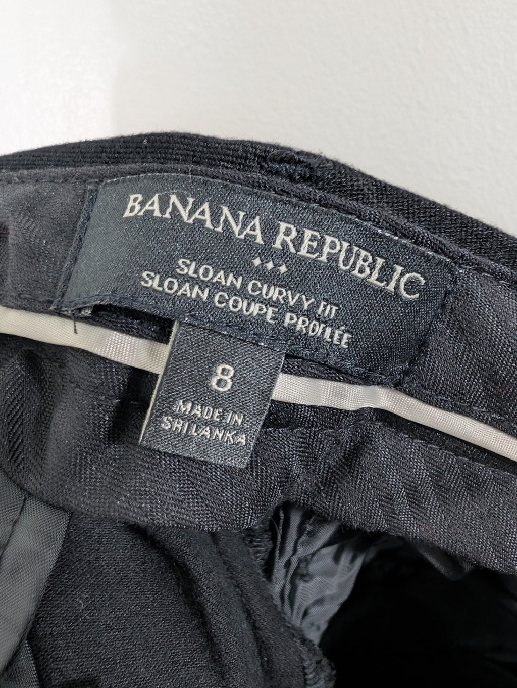 Banana Republic sloan curvy fit pant - 8