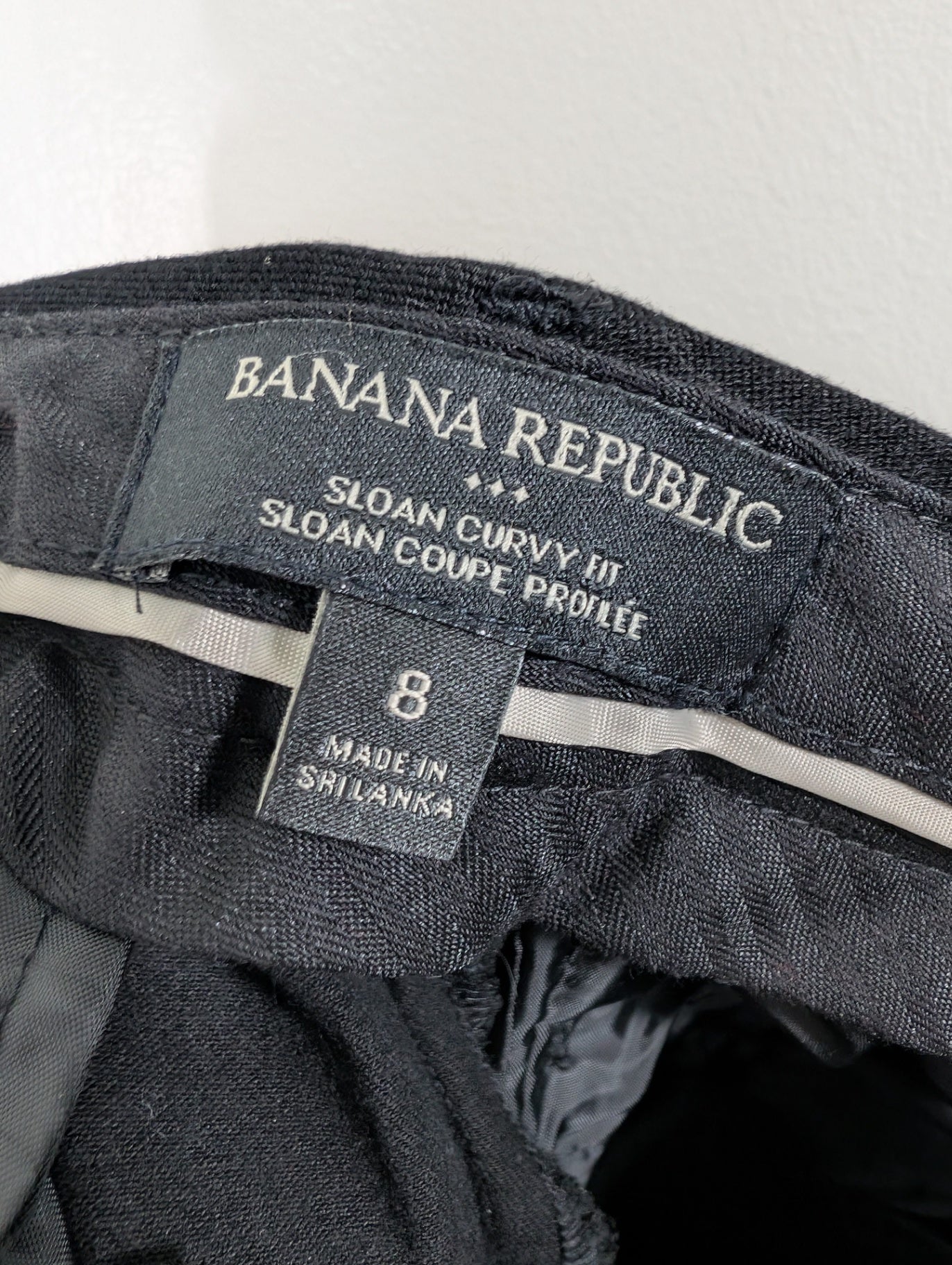 Banana Republic sloan curvy fit pant - 8