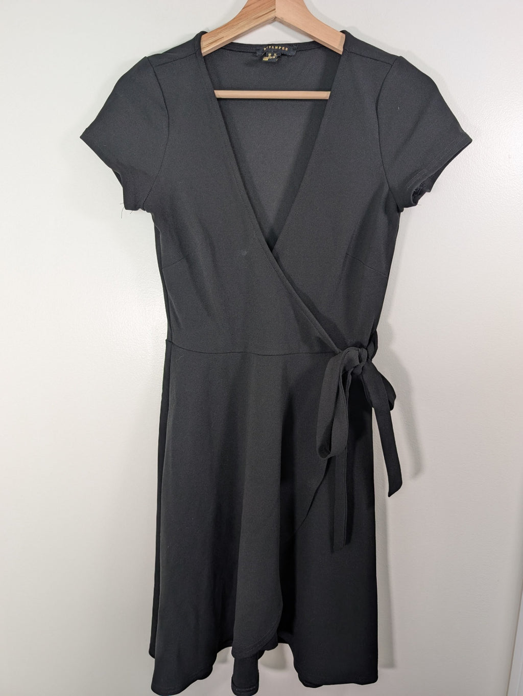 Revamped faux wrap dress - M