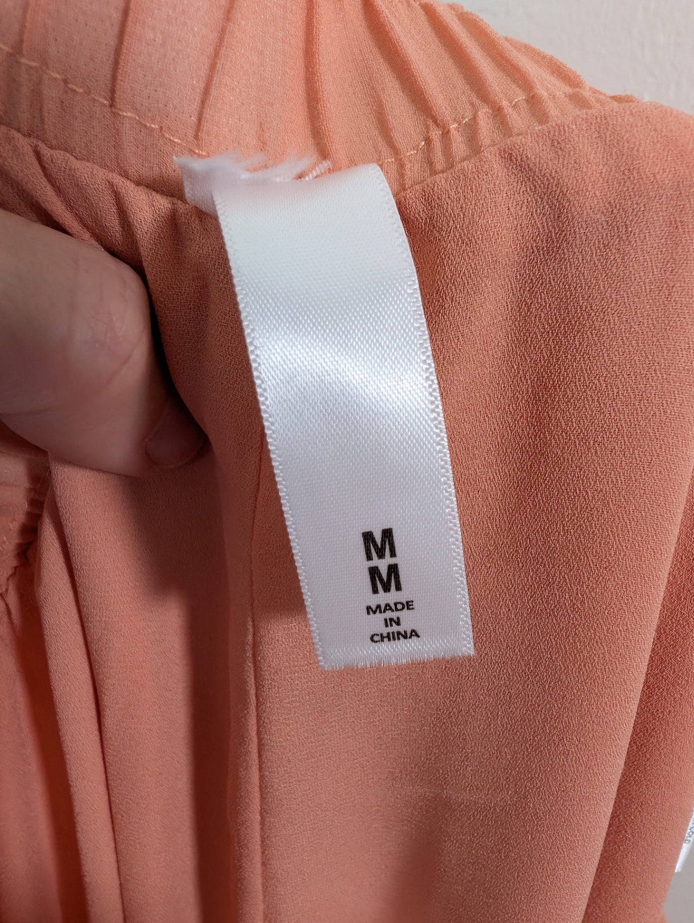 Unknown brand peach wide leg pant - M