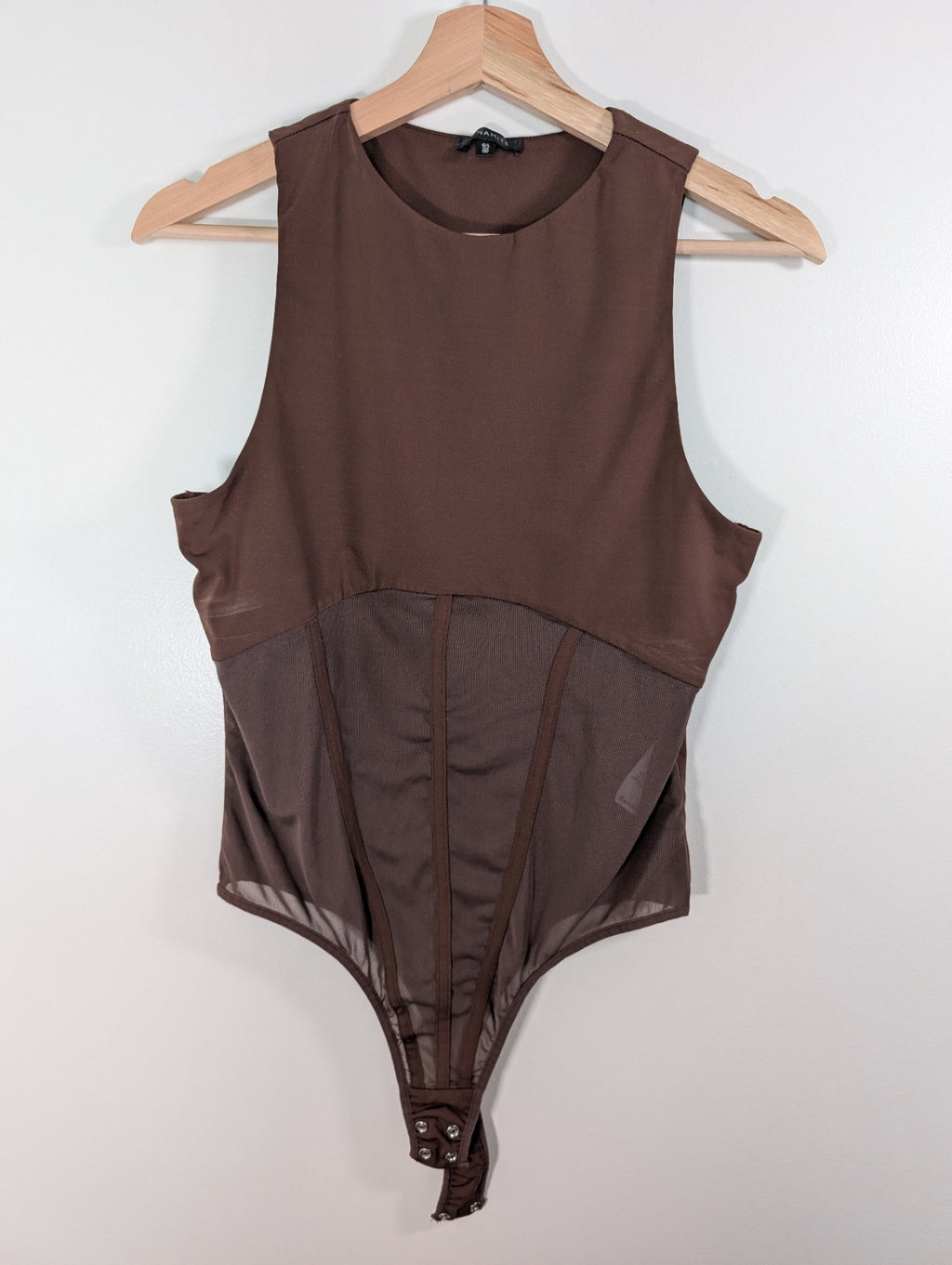 Dynamite brown bodysuit - L