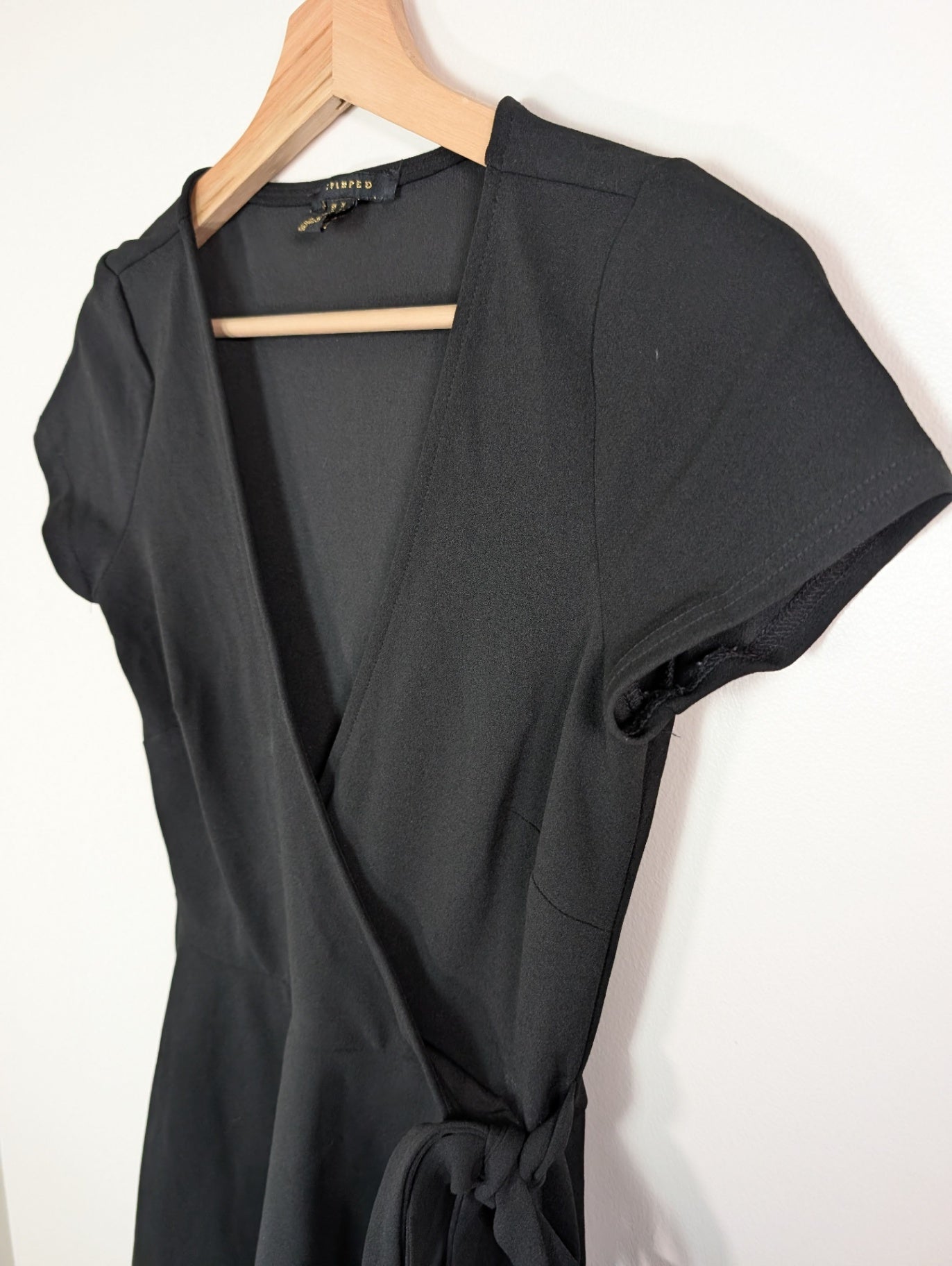 Revamped faux wrap dress - M