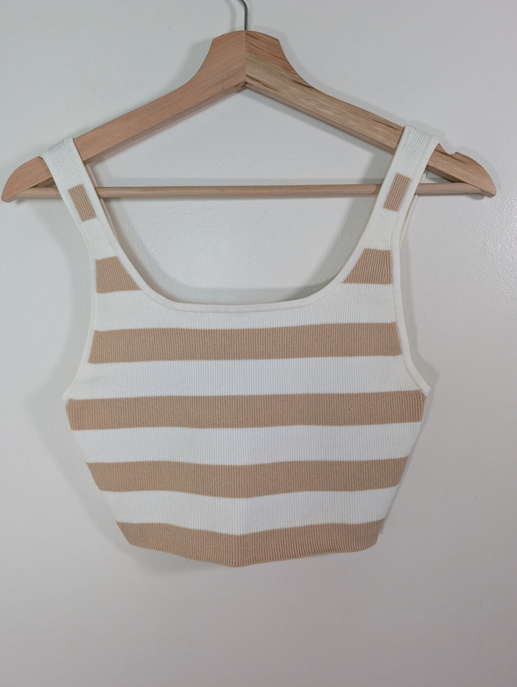 Babaton striped crop tank - S