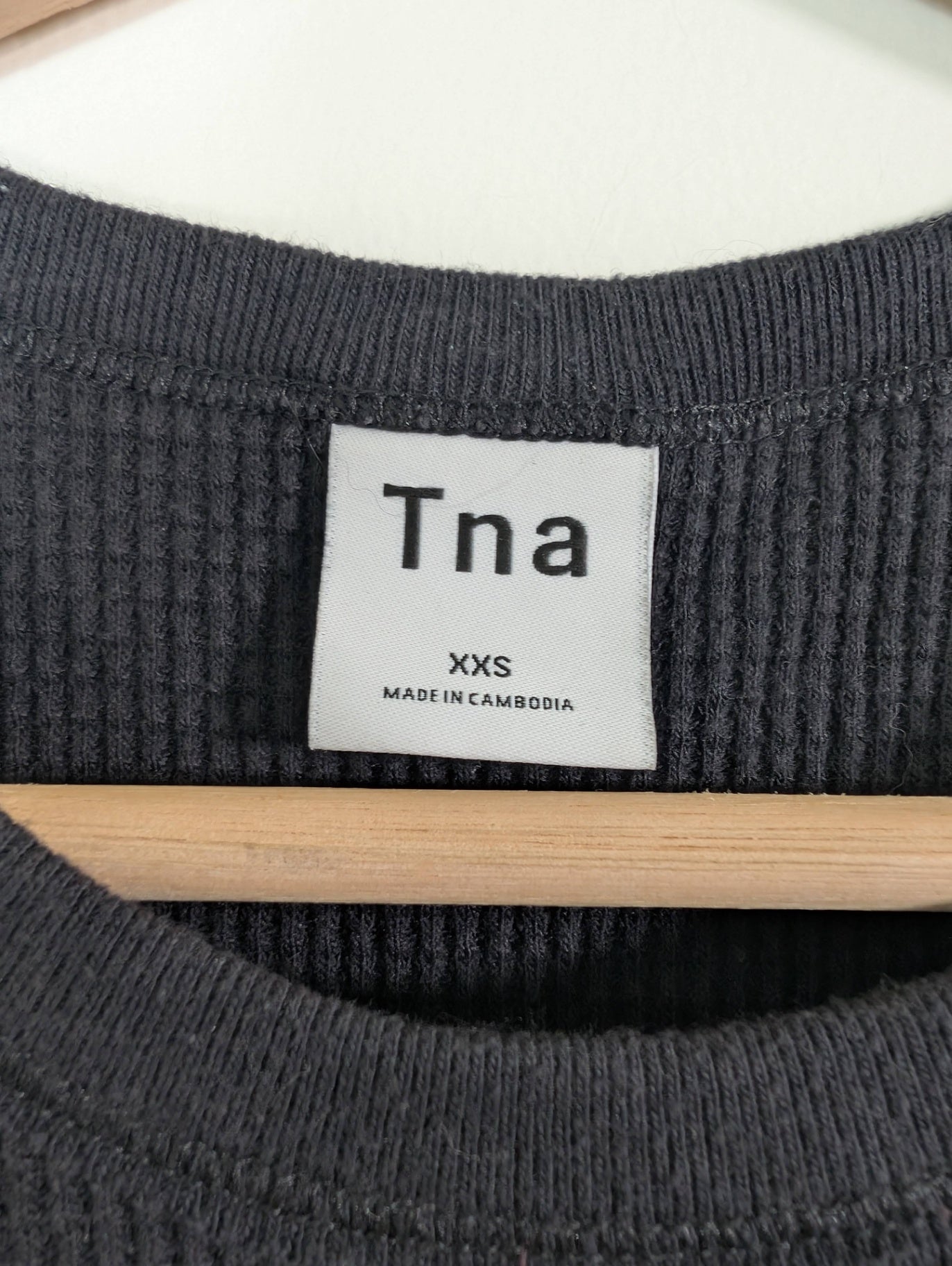 TNA waffle crop tank - 2XS