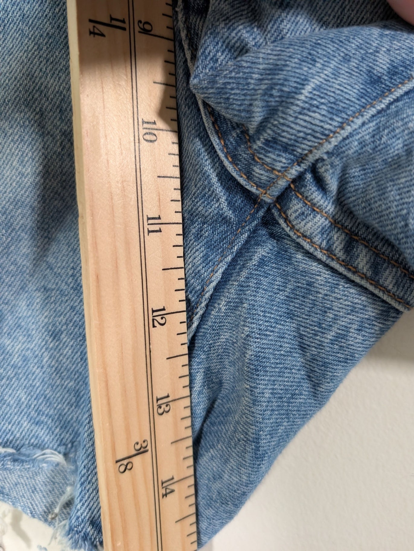 Denim Forum the ex-bf mid-thigh denim short - 28