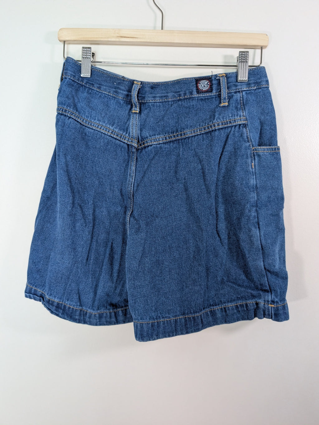 Giorgio Saint'Angelo denim wrap skort - 8