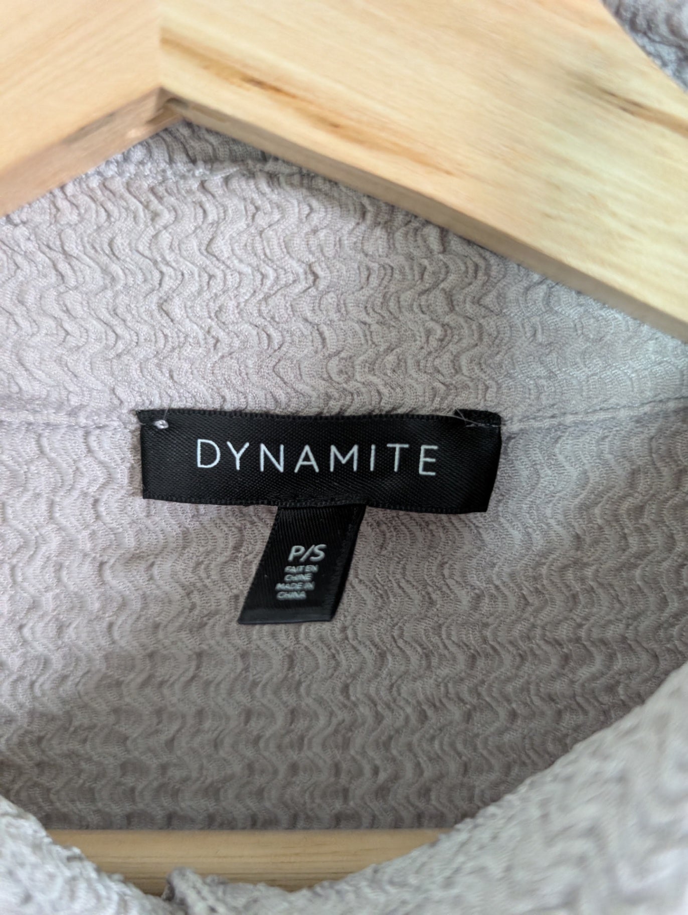 Dynamite grey blouse - S