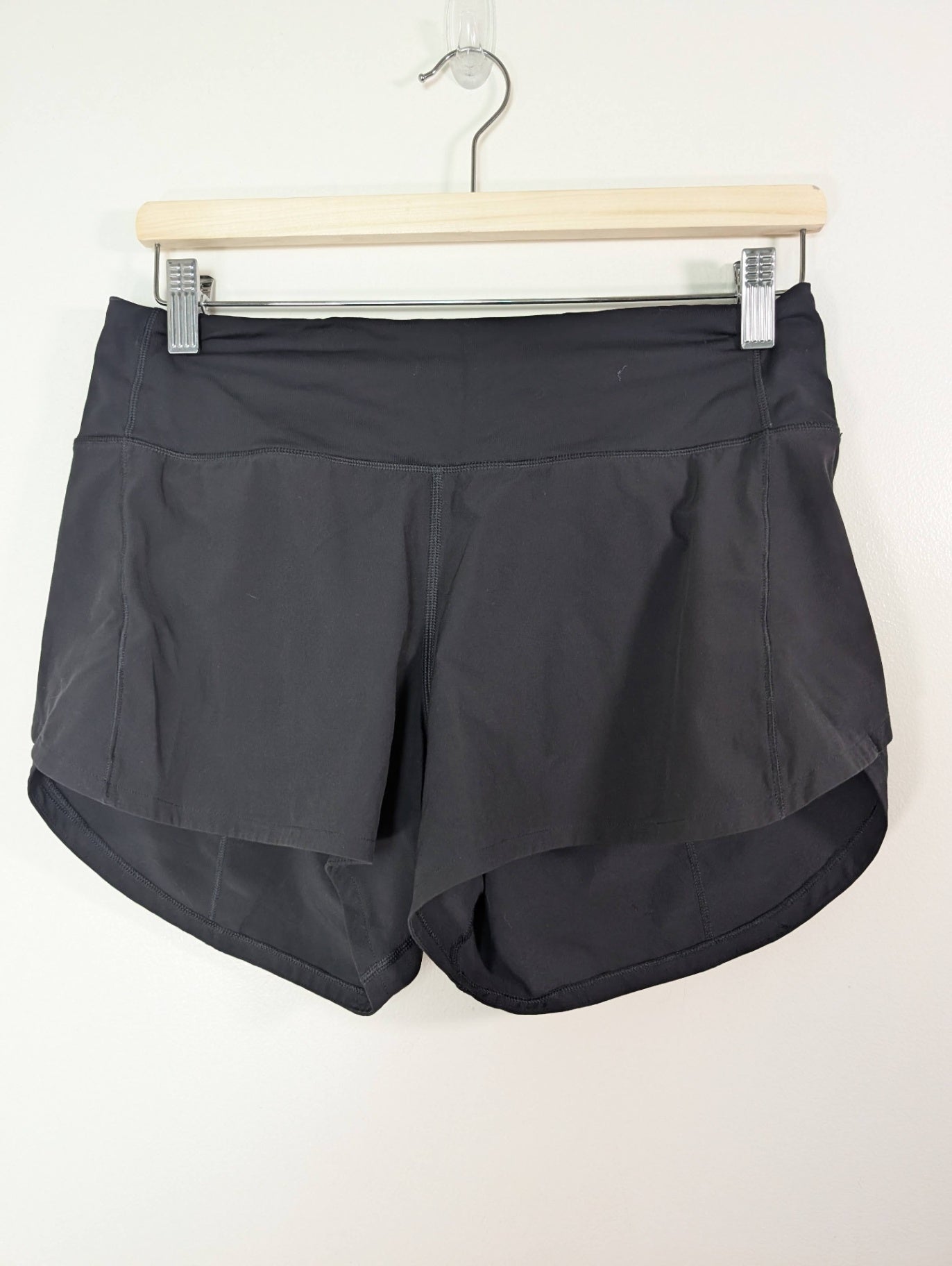 Lululemon black speed shorts - 6