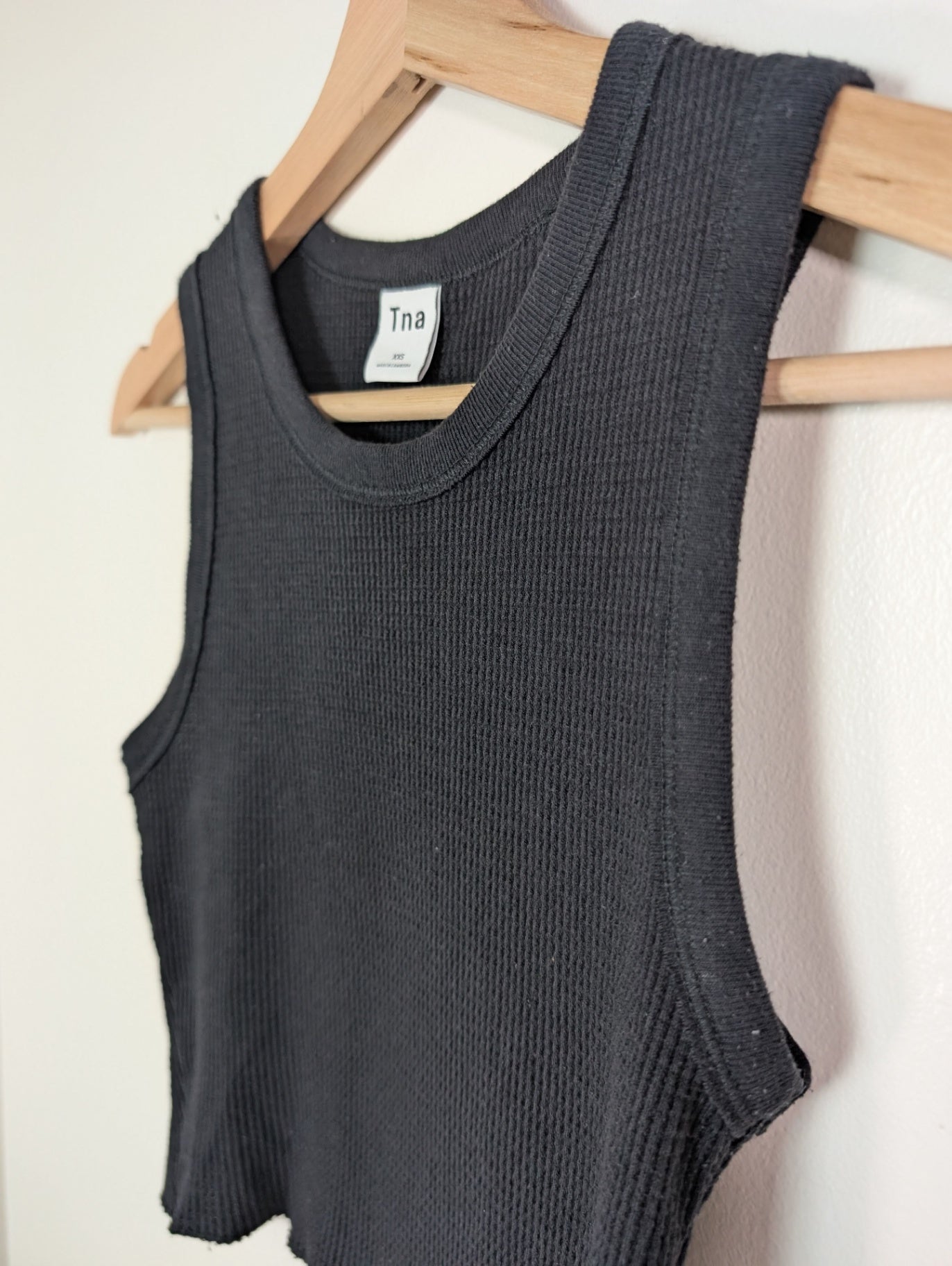 TNA waffle crop tank - 2XS