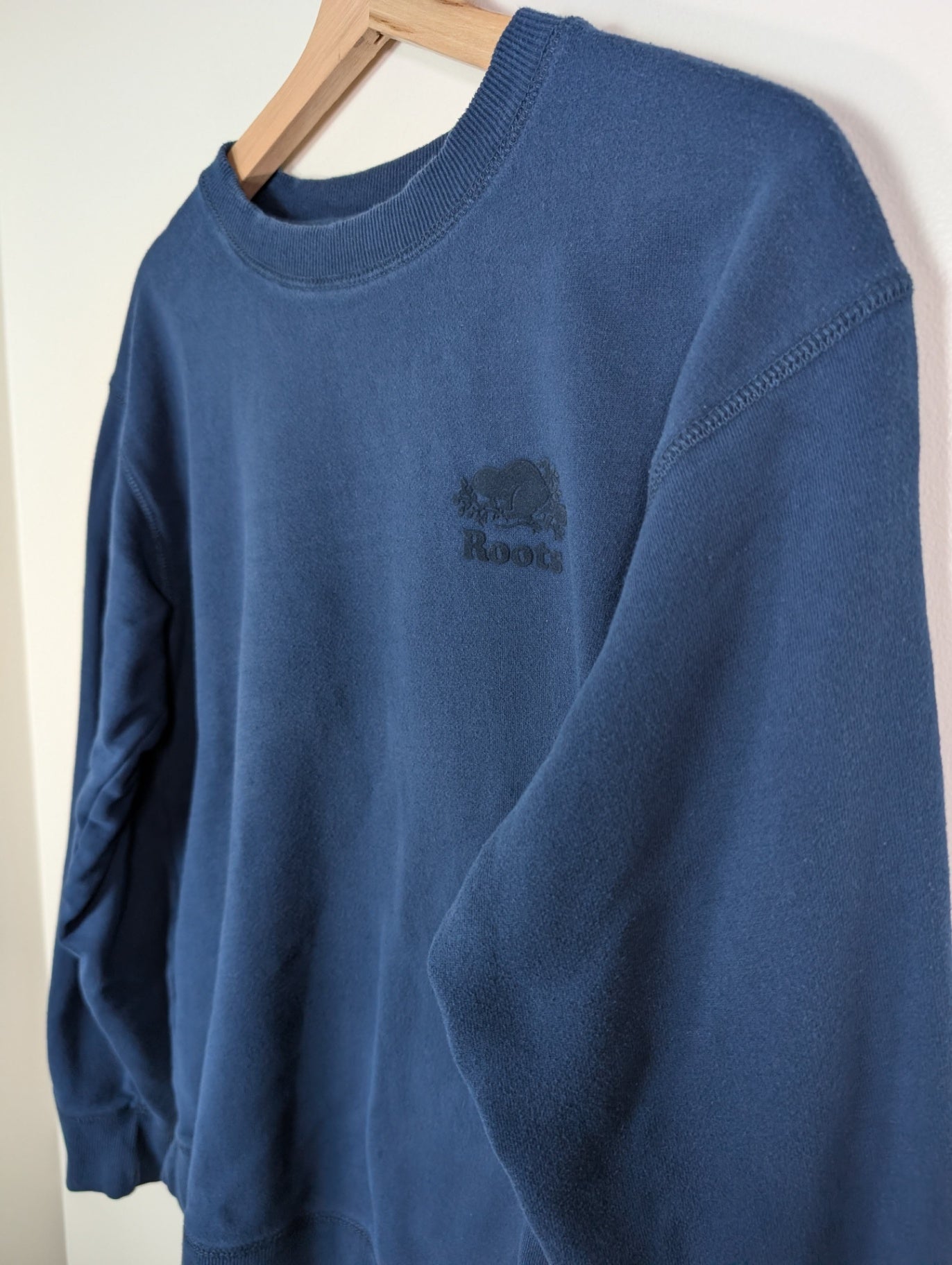 Roots blue crewneck - S