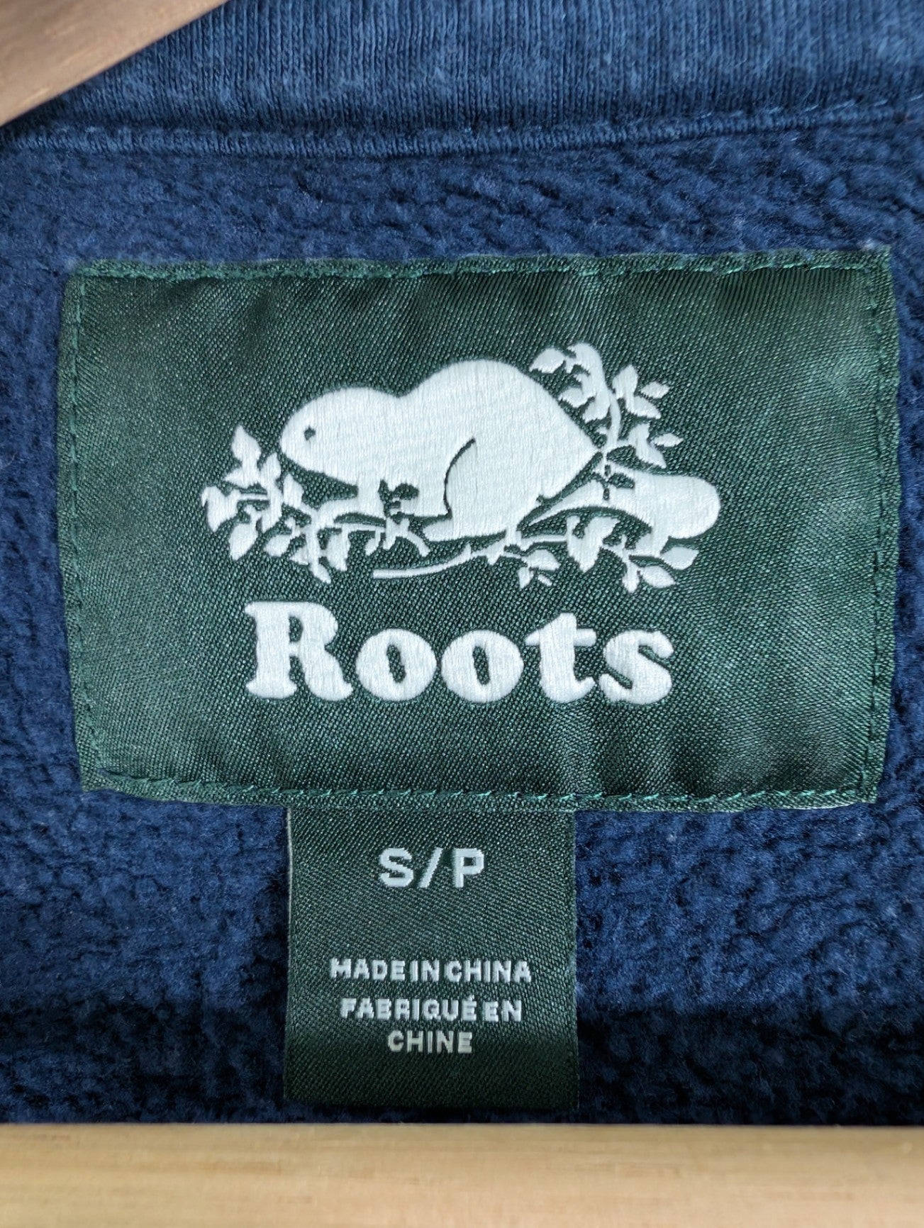 Roots blue crewneck - S